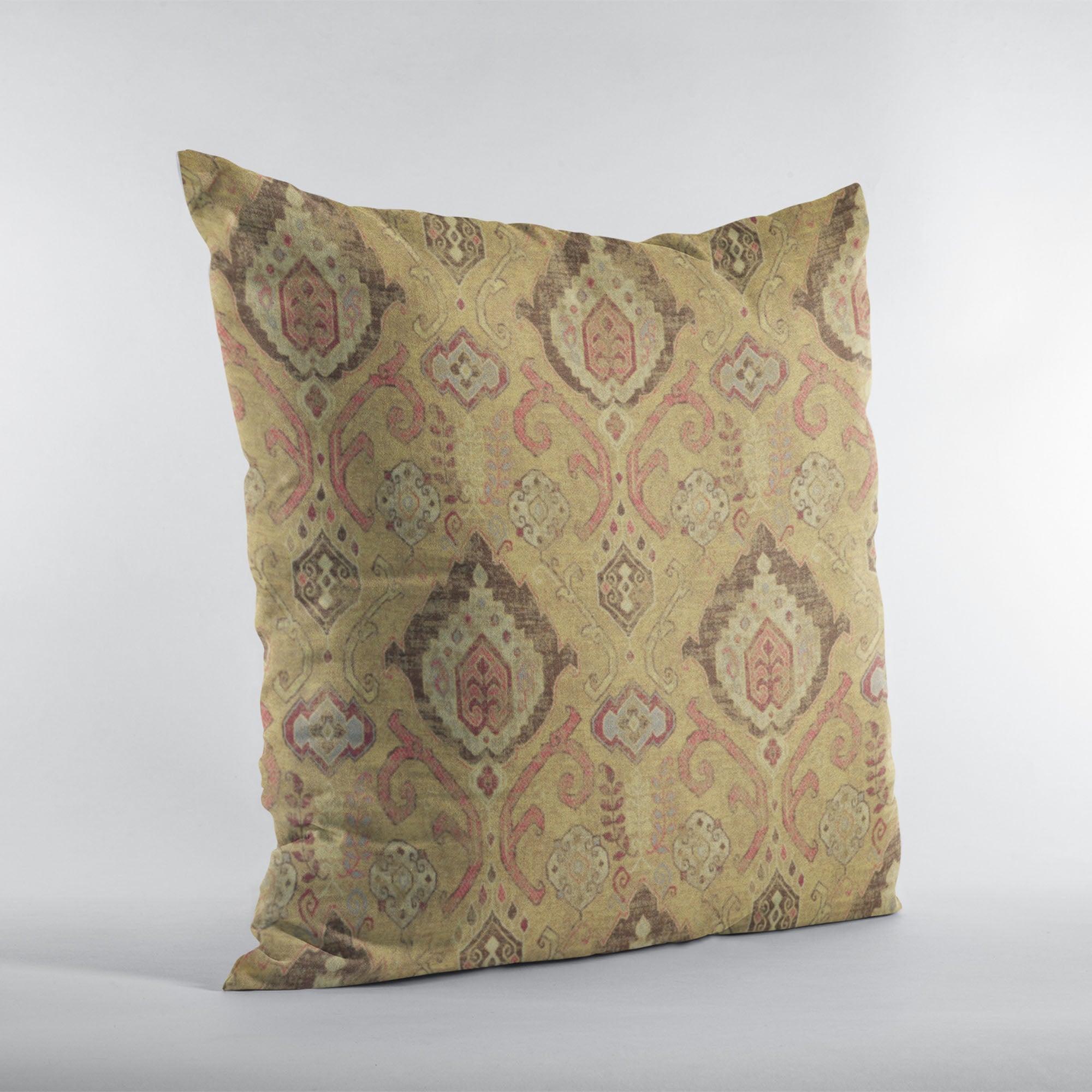 Plutus Vintage Gold Romero Woven Luxury Throw Pillow-2