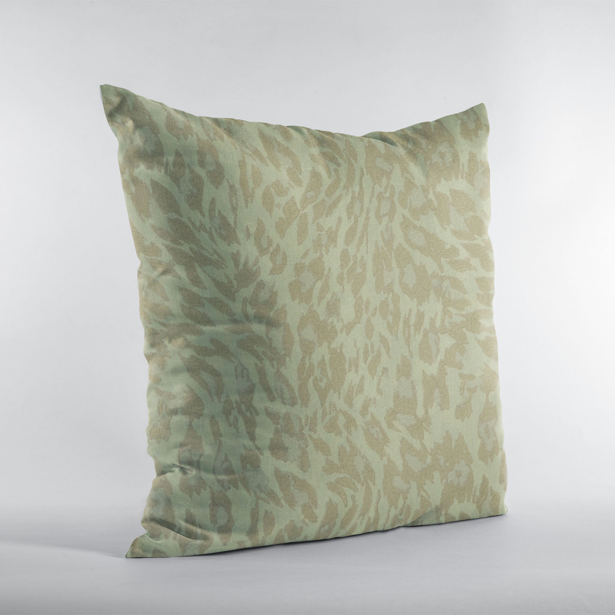 Plutus Stonewash Cheetah Embroydery Luxury Throw Pillow-2