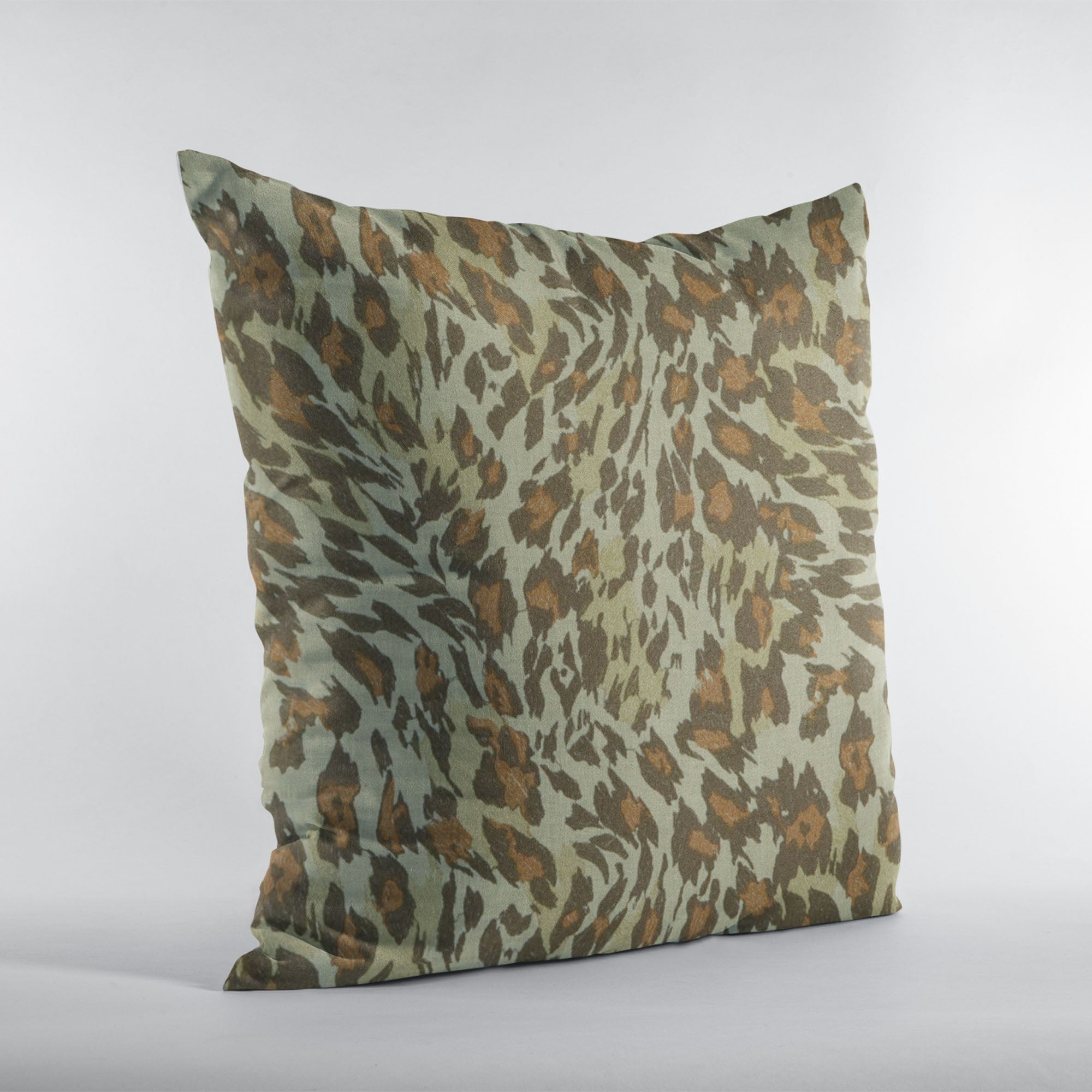 Plutus Safari Cheetah Embroydery Luxury Throw Pillow-2