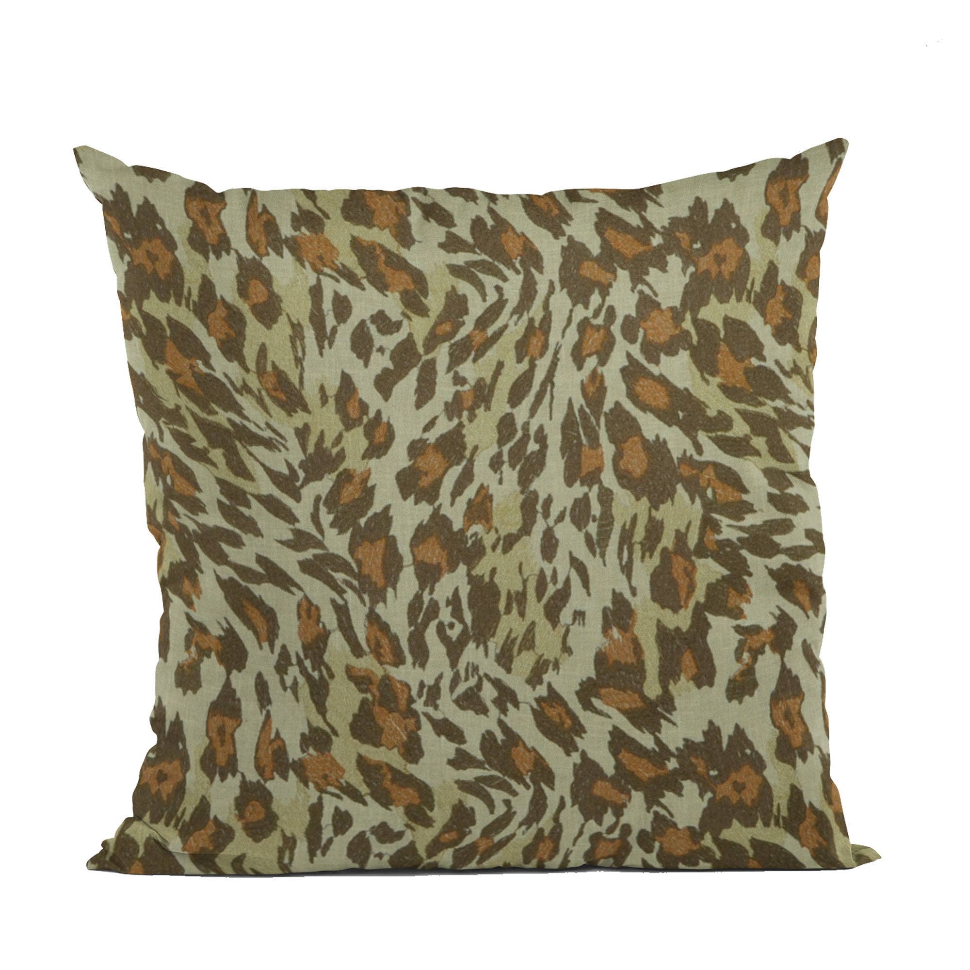 Plutus Safari Cheetah Embroydery Luxury Throw Pillow-0