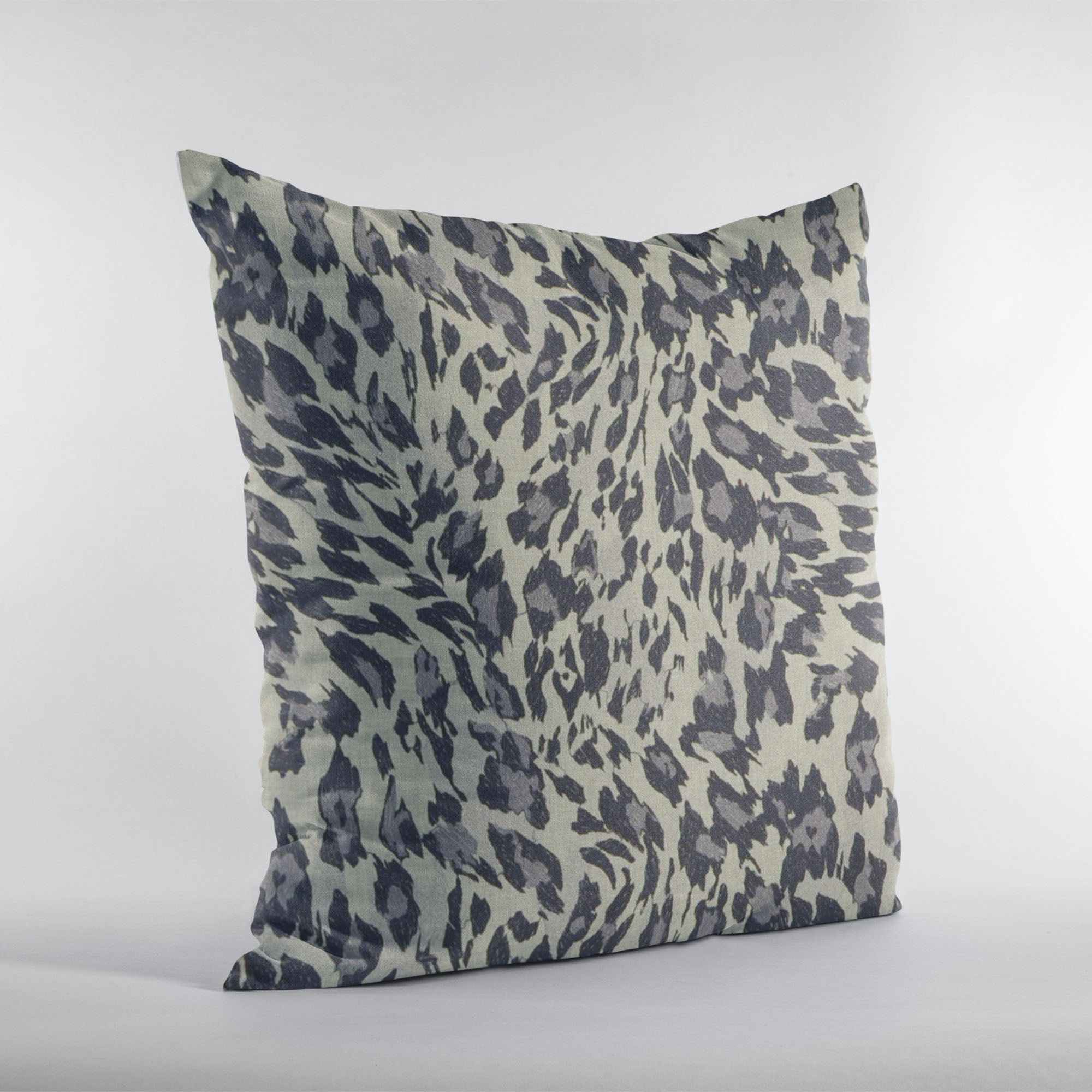 Plutus Granite Cheetah Embroydery Luxury Throw Pillow-2