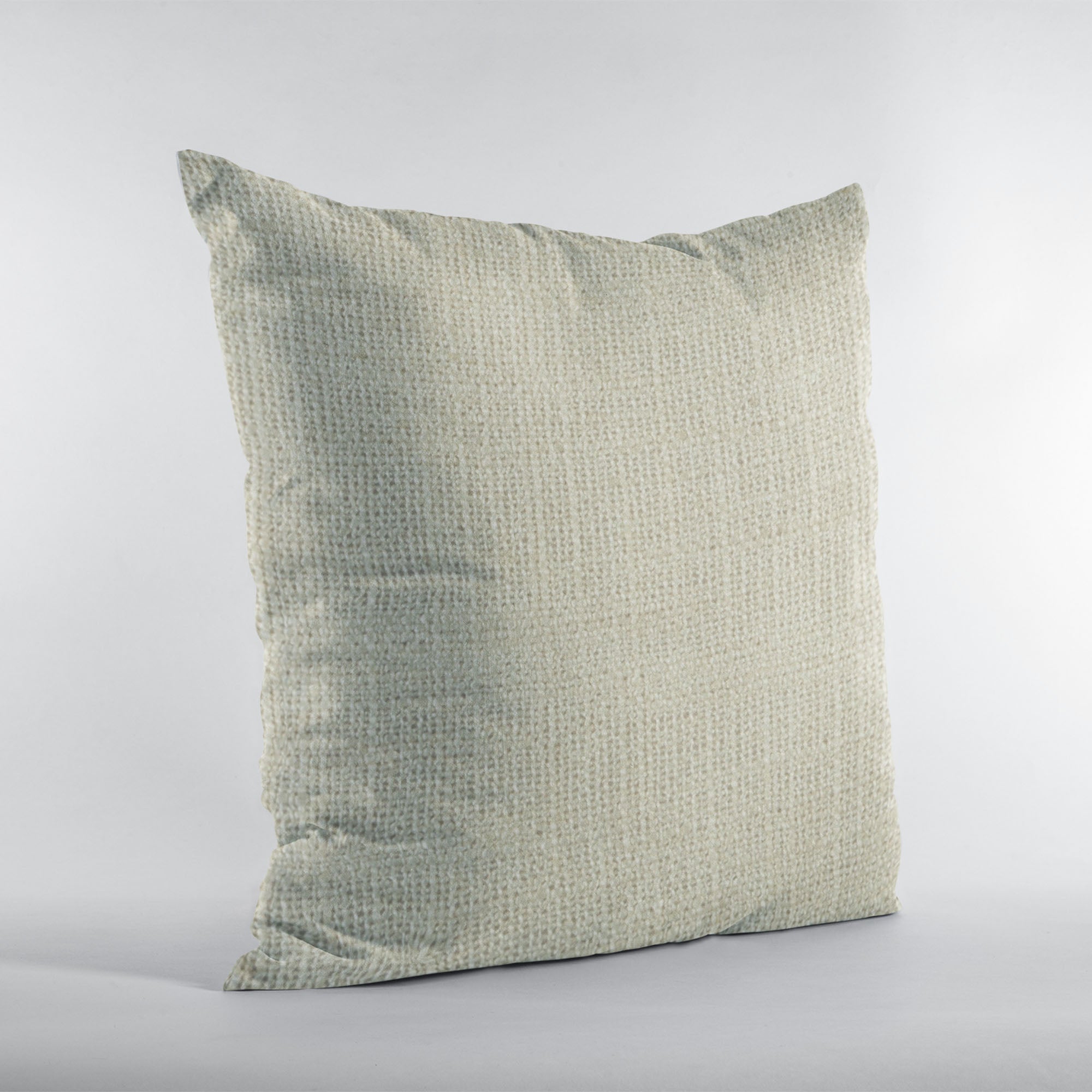 Plutus Vanilla Wall Textured Solid, With Open Weave. Luxury Throw Pillow-2