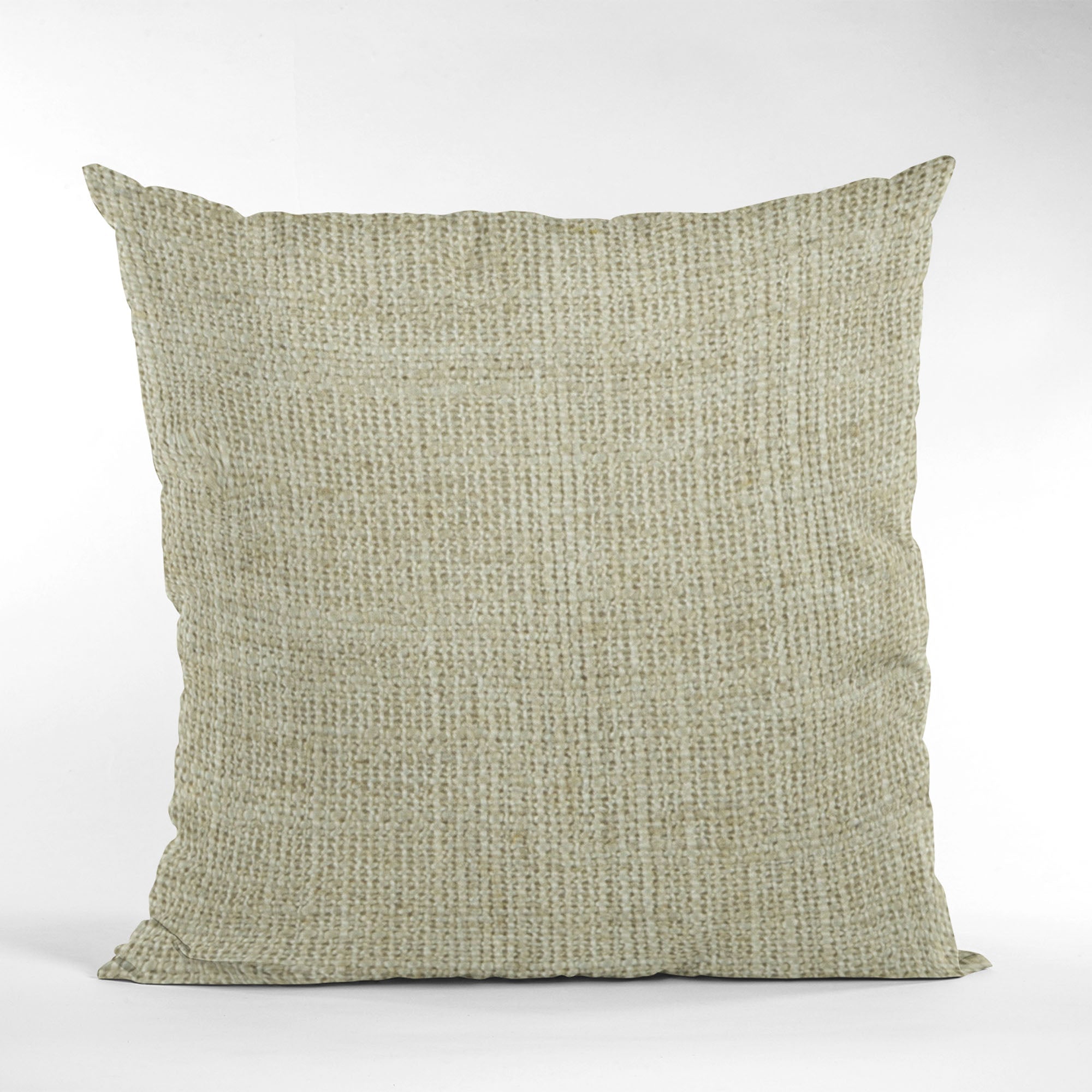 Plutus Flax Wall Textured Solid, With Open Weave. Luxury Throw Pillow-4