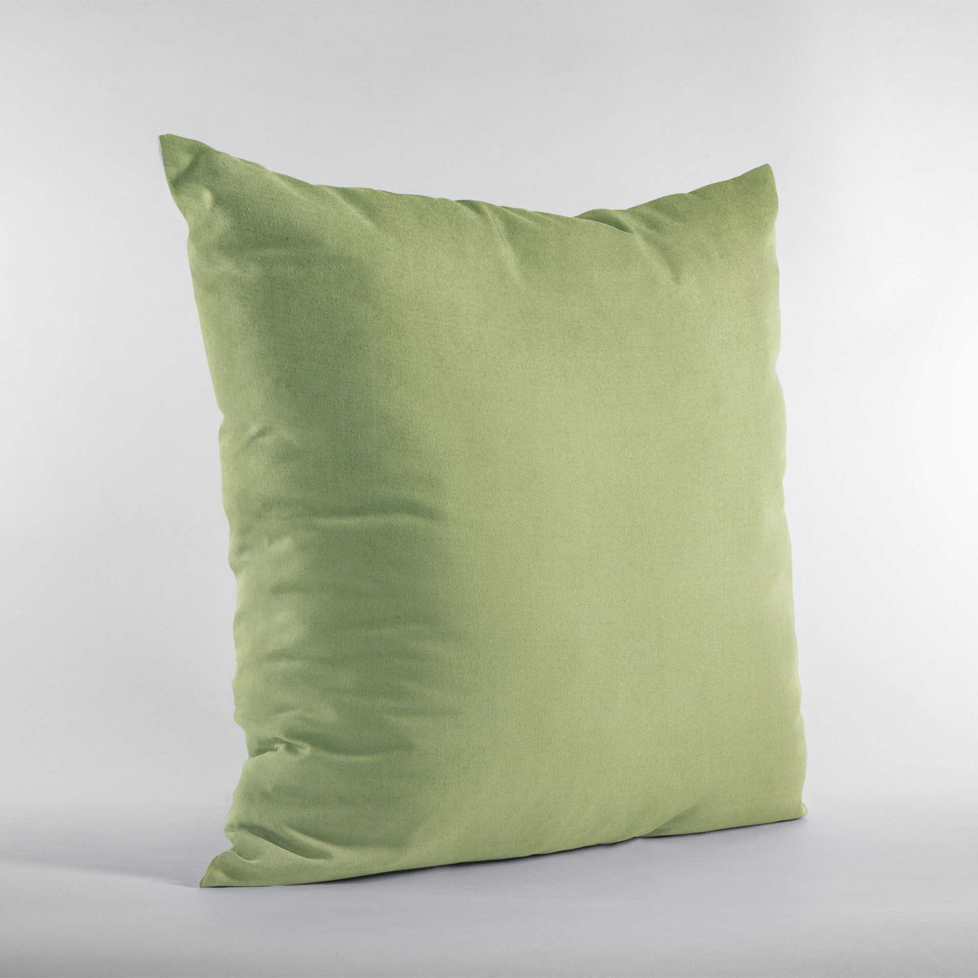 Plutus Lime Solid Shiny Velvet Luxury Throw Pillow-2