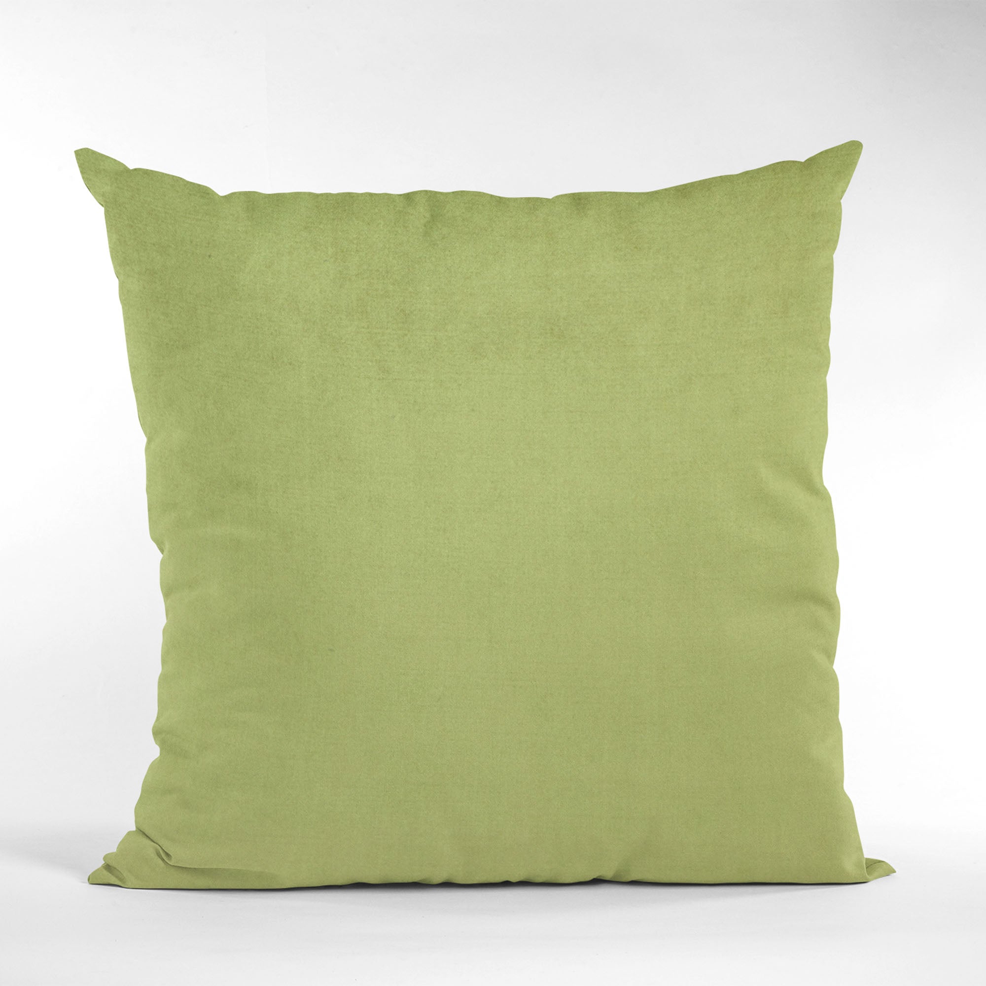 Plutus Lime Solid Shiny Velvet Luxury Throw Pillow-4