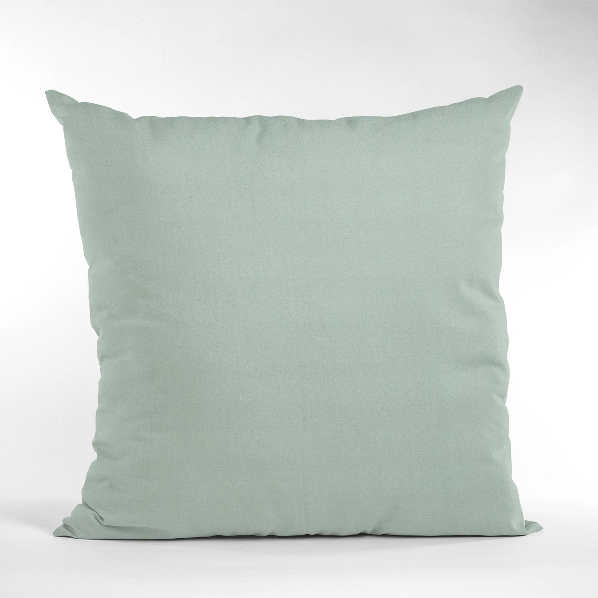 Plutus Aqua Solid Shiny Velvet Luxury Throw Pillow-4