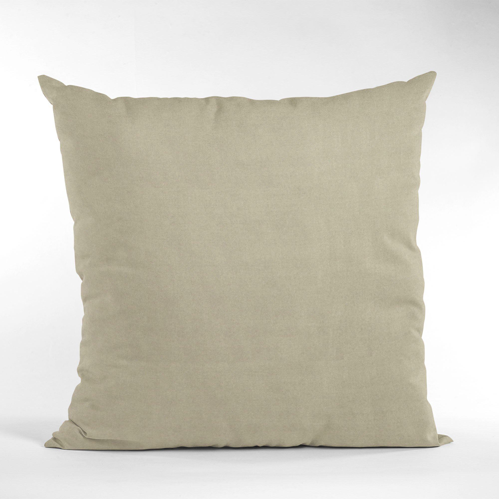 Plutus Oyster Solid Shiny Velvet Luxury Throw Pillow-4