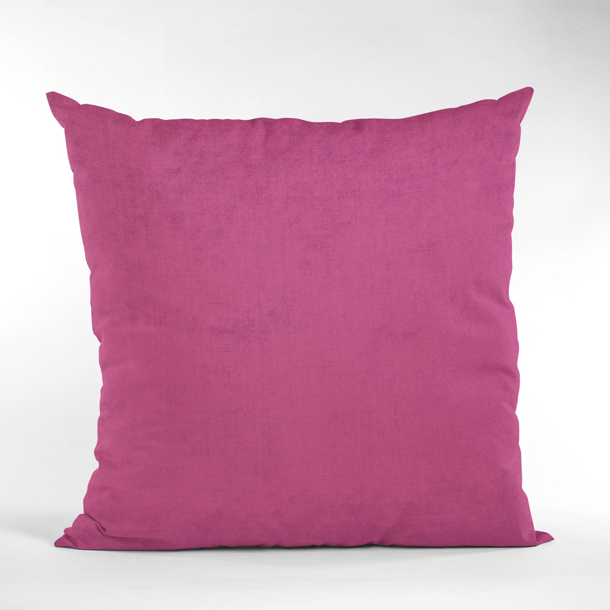 Plutus Pink Solid Shiny Velvet Luxury Throw Pillow-4