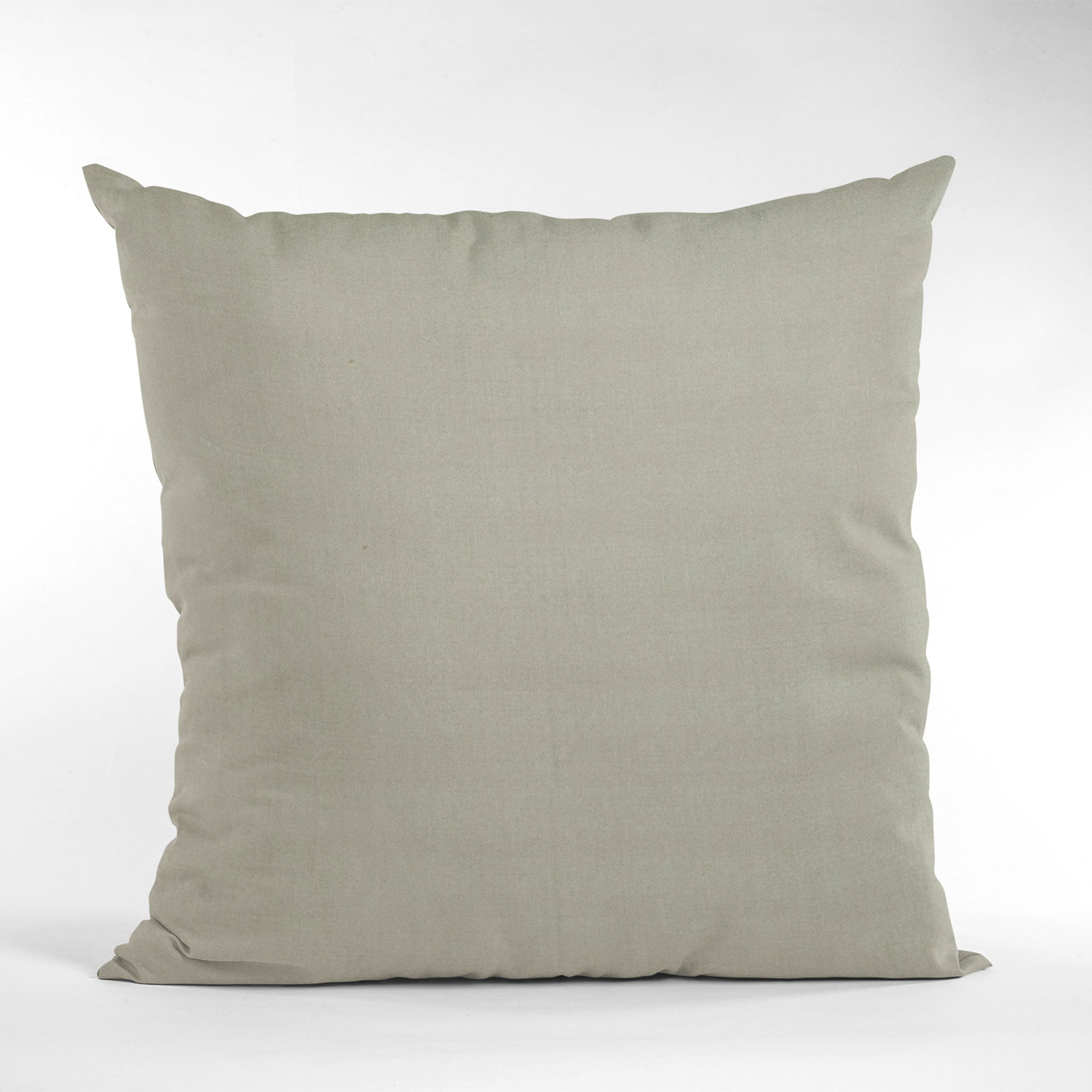 Plutus Light Grey Solid Shiny Velvet Luxury Throw Pillow-4