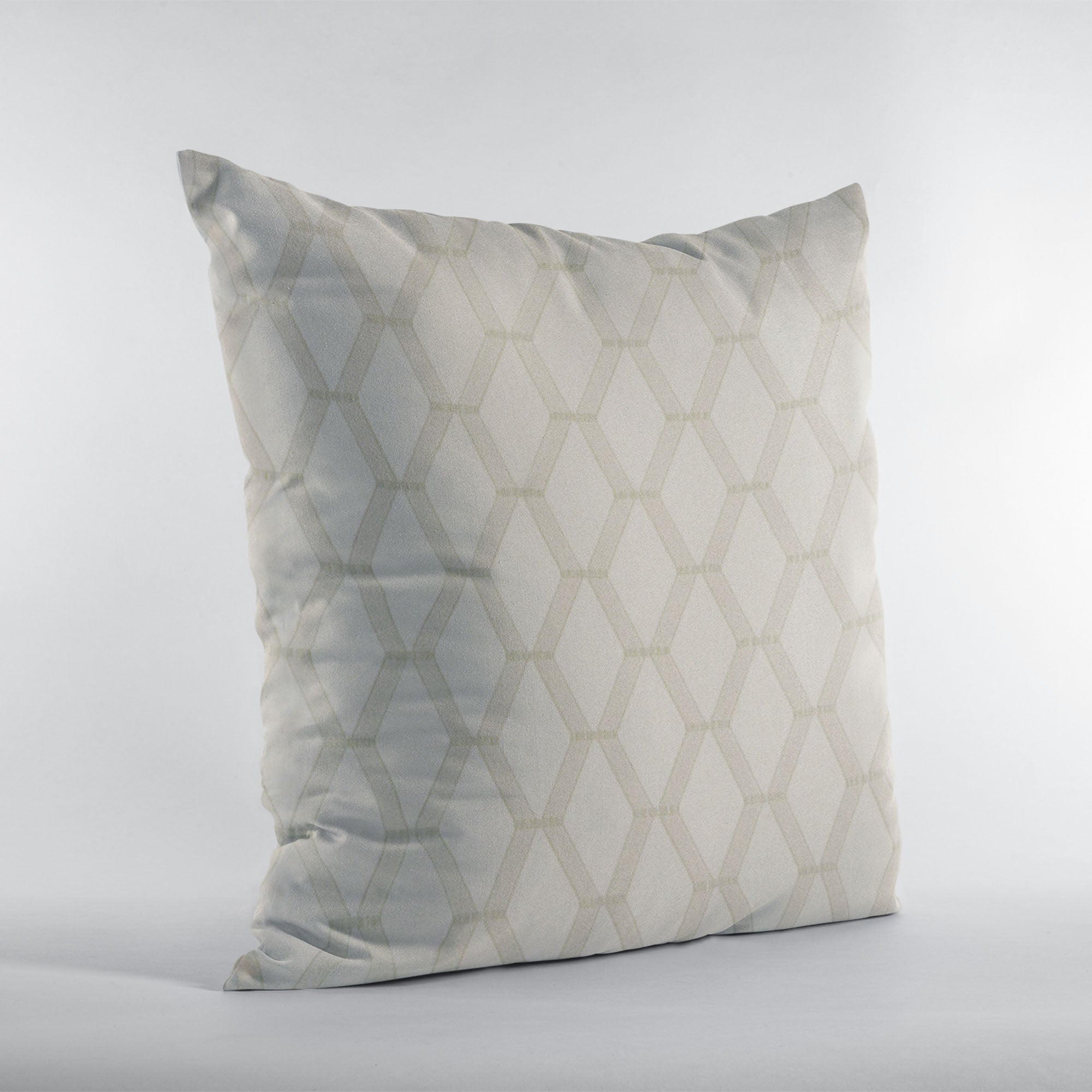 Plutus Wheat Diamond Shiny Fabric With Embroydery Luxury Throw Pillow-2