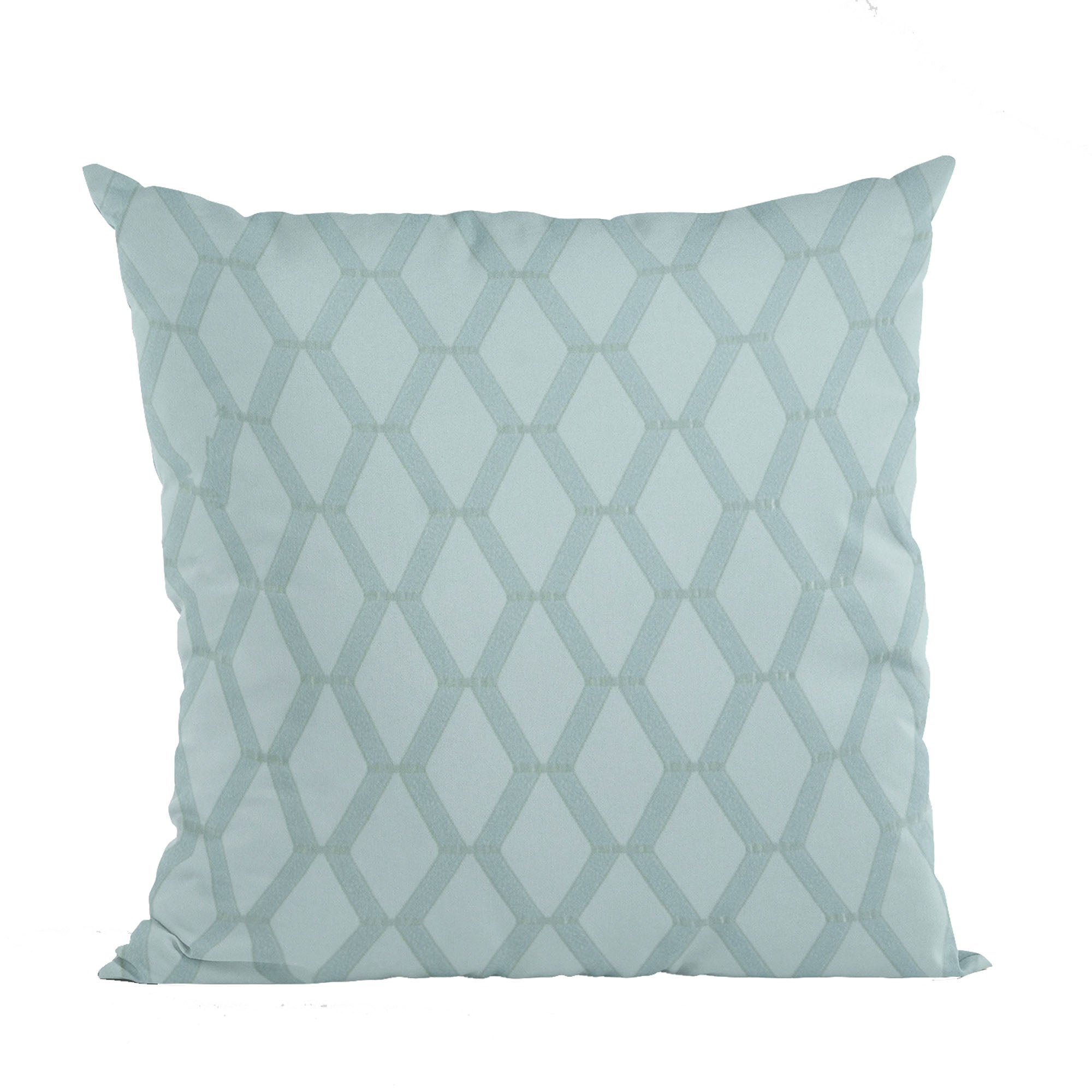 Plutus Serenity Diamond Shiny Fabric With Embroydery Luxury Throw Pillow-0