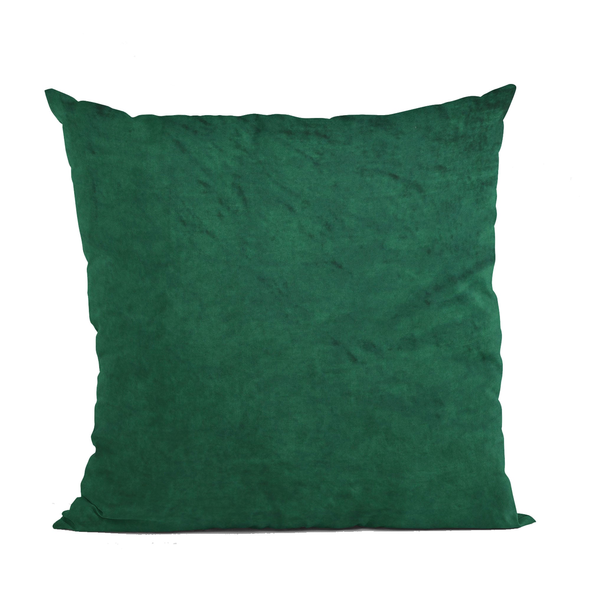 Plutus Emerald Lux Velvet Shiny Velvet Luxury Throw Pillow-0