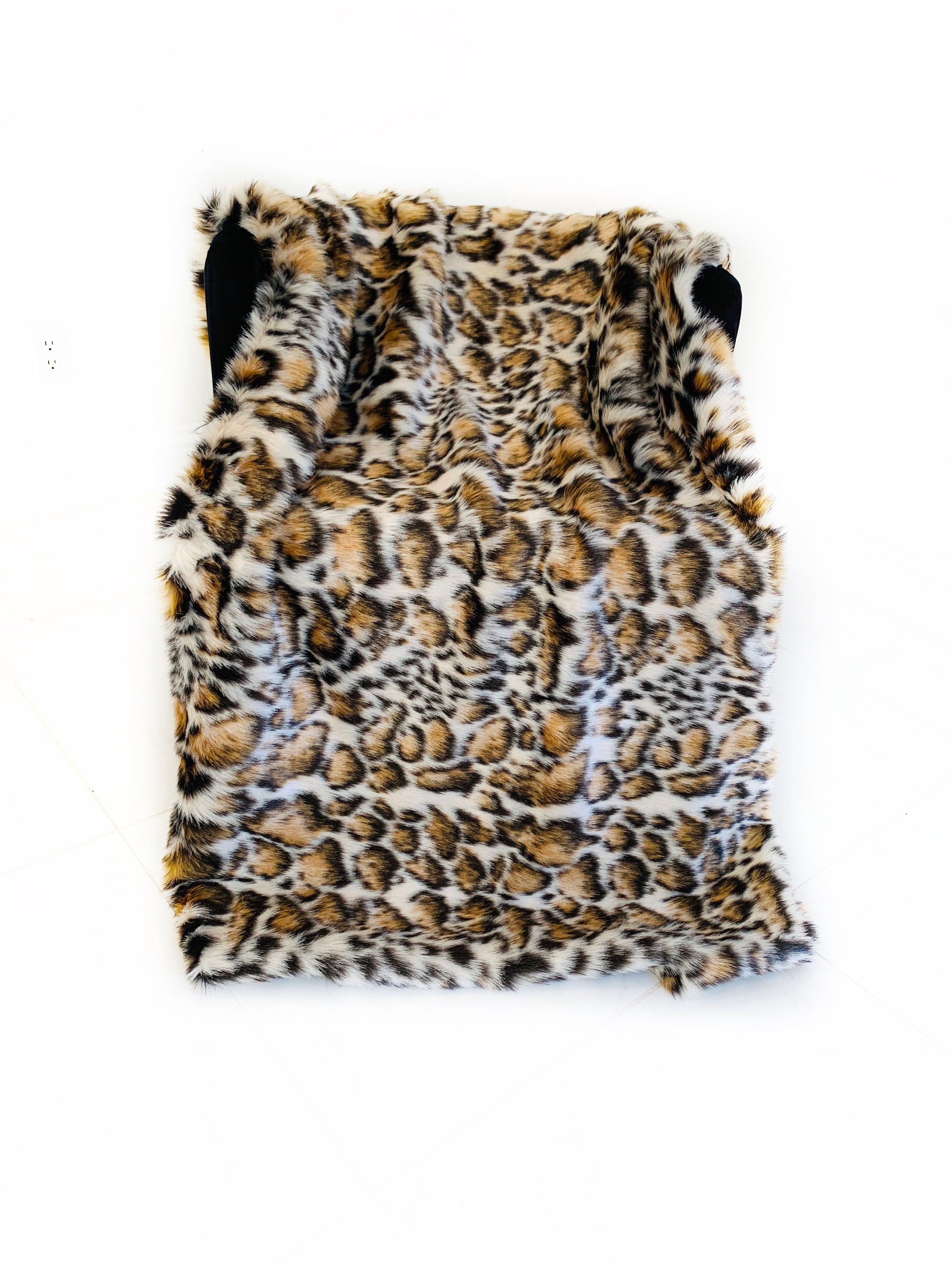 Plutus Brown  Tiger Faux Fur Luxury Throw Blanket-1