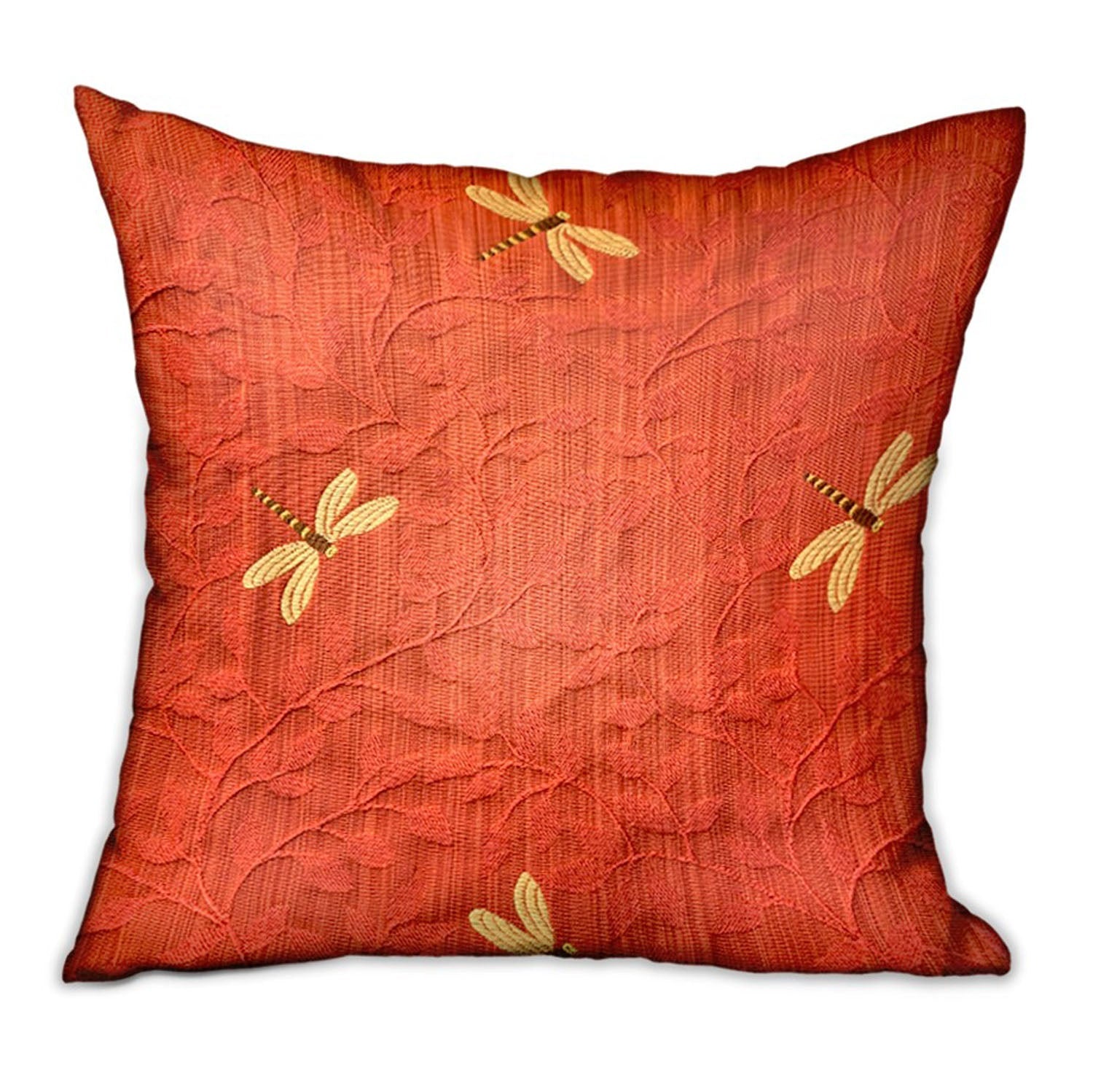 Firefly Red Animal Motif Luxury Throw Pillow-0