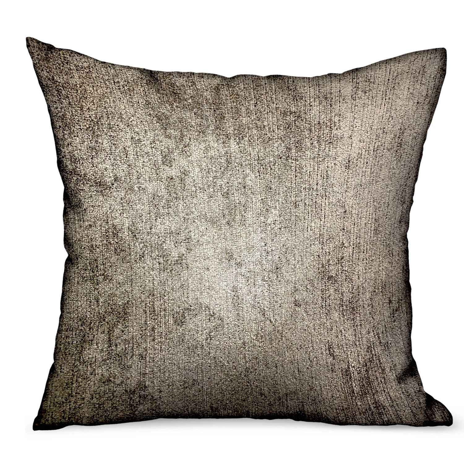 Harbor Sky Brown Solid Luxury Outdoor/Indoor Throw Pillow-0