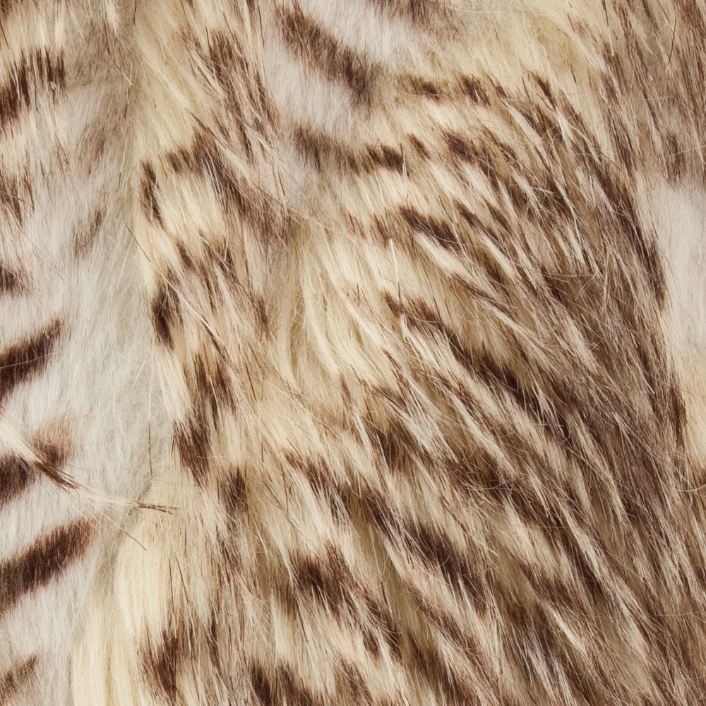 Porcupine Beige Faux Fur Luxury Throw-2