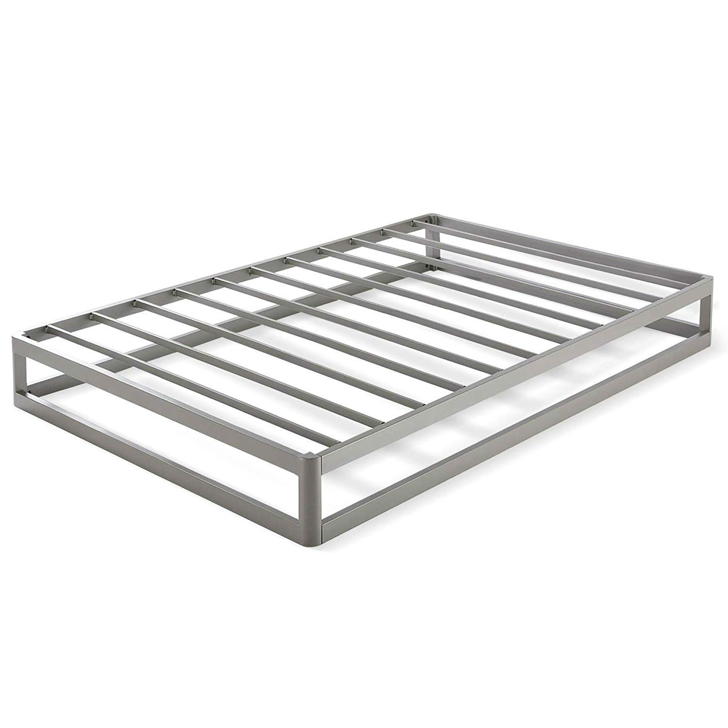 Twin size Modern Heavy Duty Low Profile Metal Platform Bed Frame-0