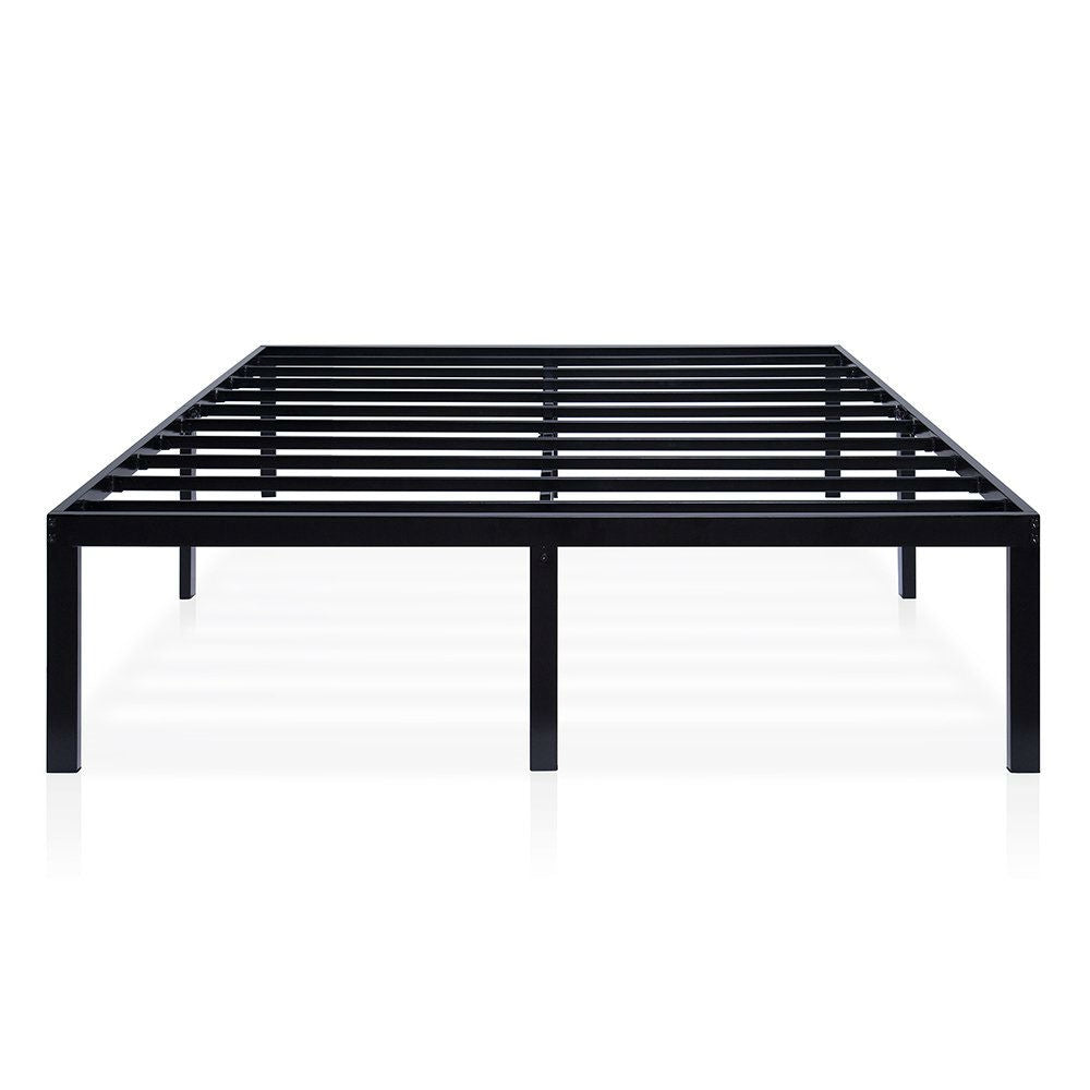 King size 16-inch High Heavy Duty Metal Platform Bed Frame-0