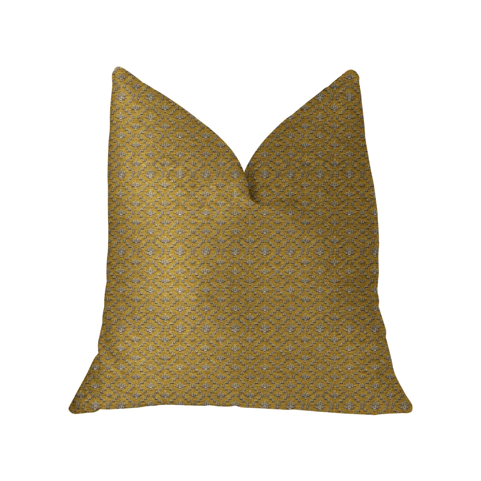 Goden Cleopatra Gold and Silver Luxury Throw Pillow-0