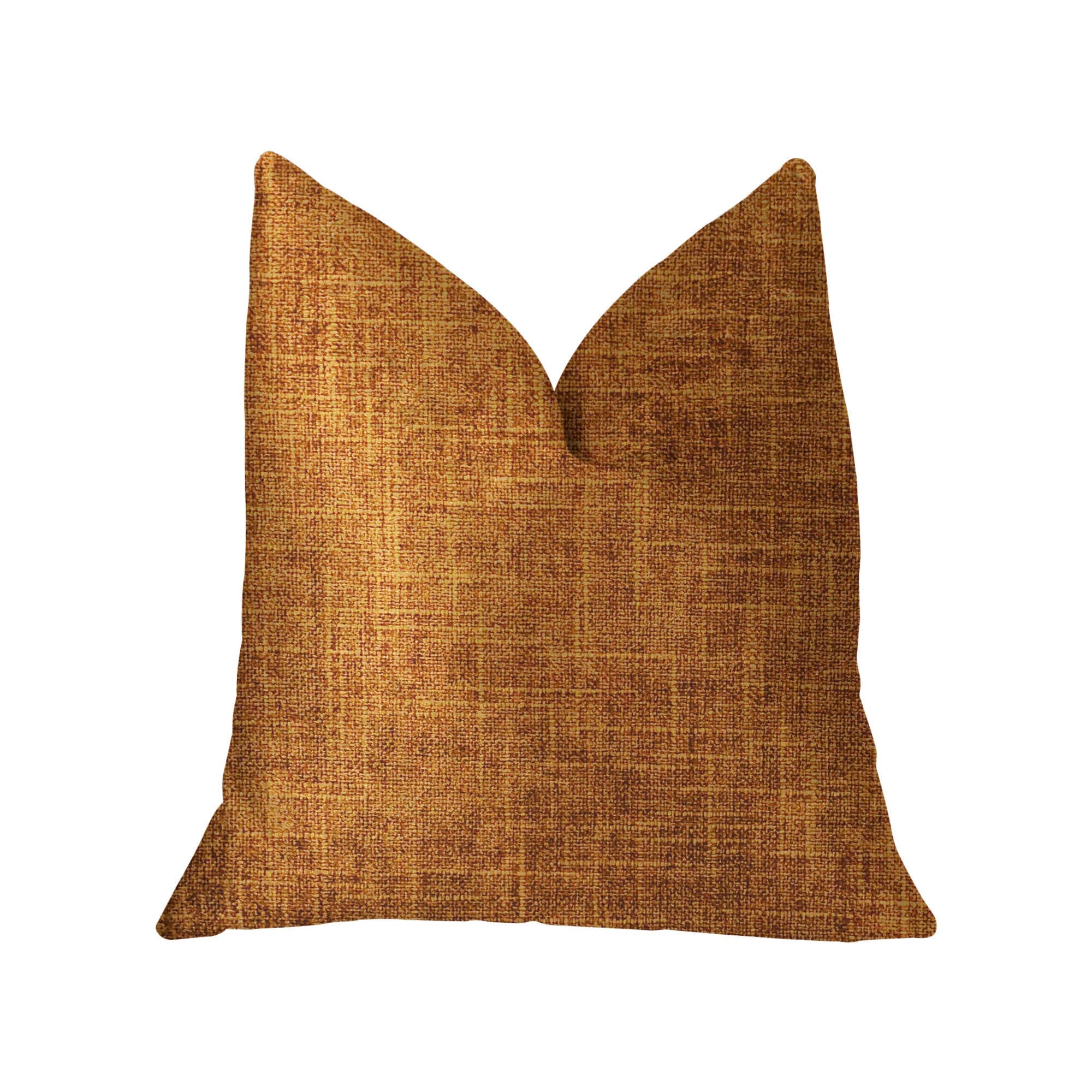 Marmalade Brown and Gold Luxury Throw Pillow-0