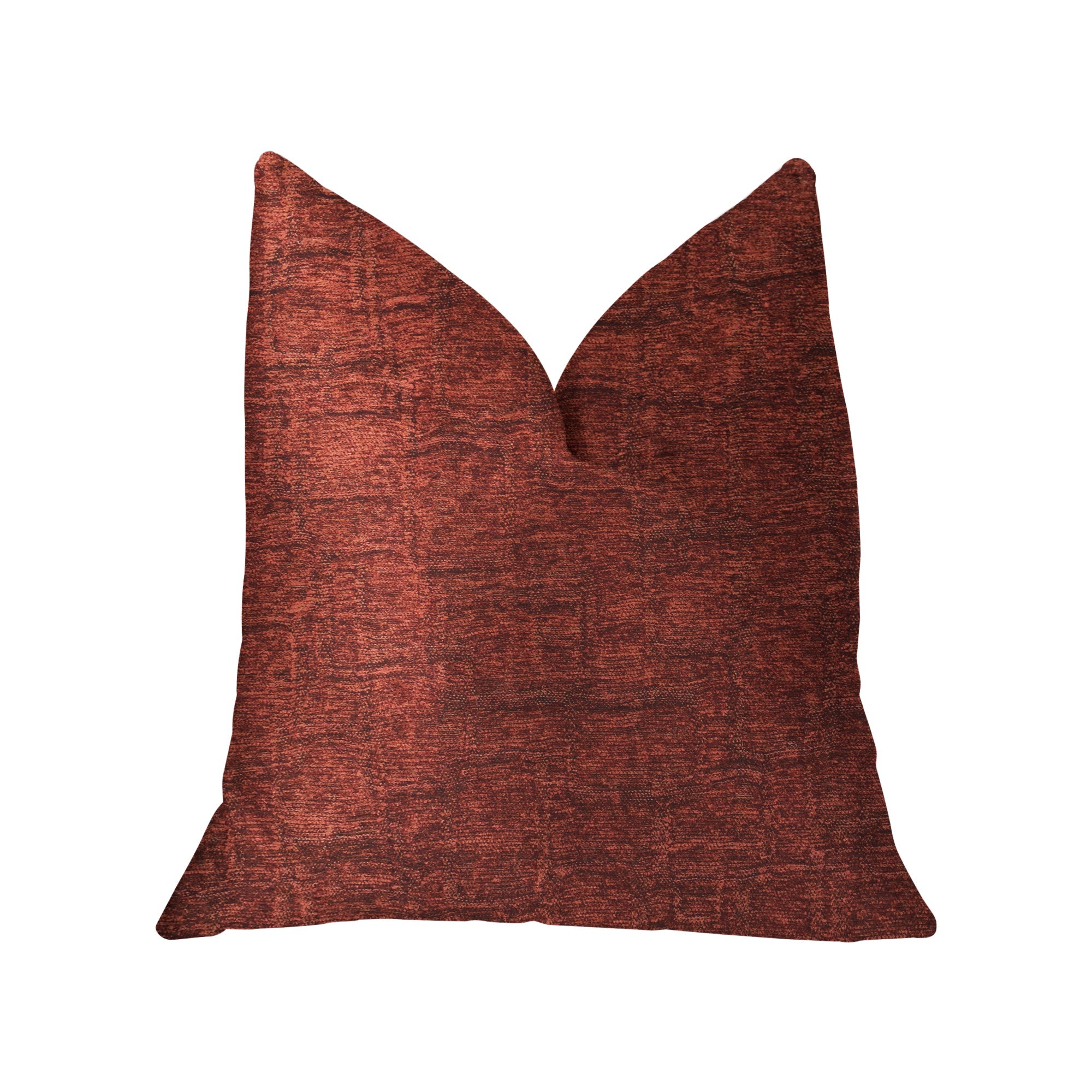 Paprika Jam Burgundy Red Luxury Throw Pillow-0