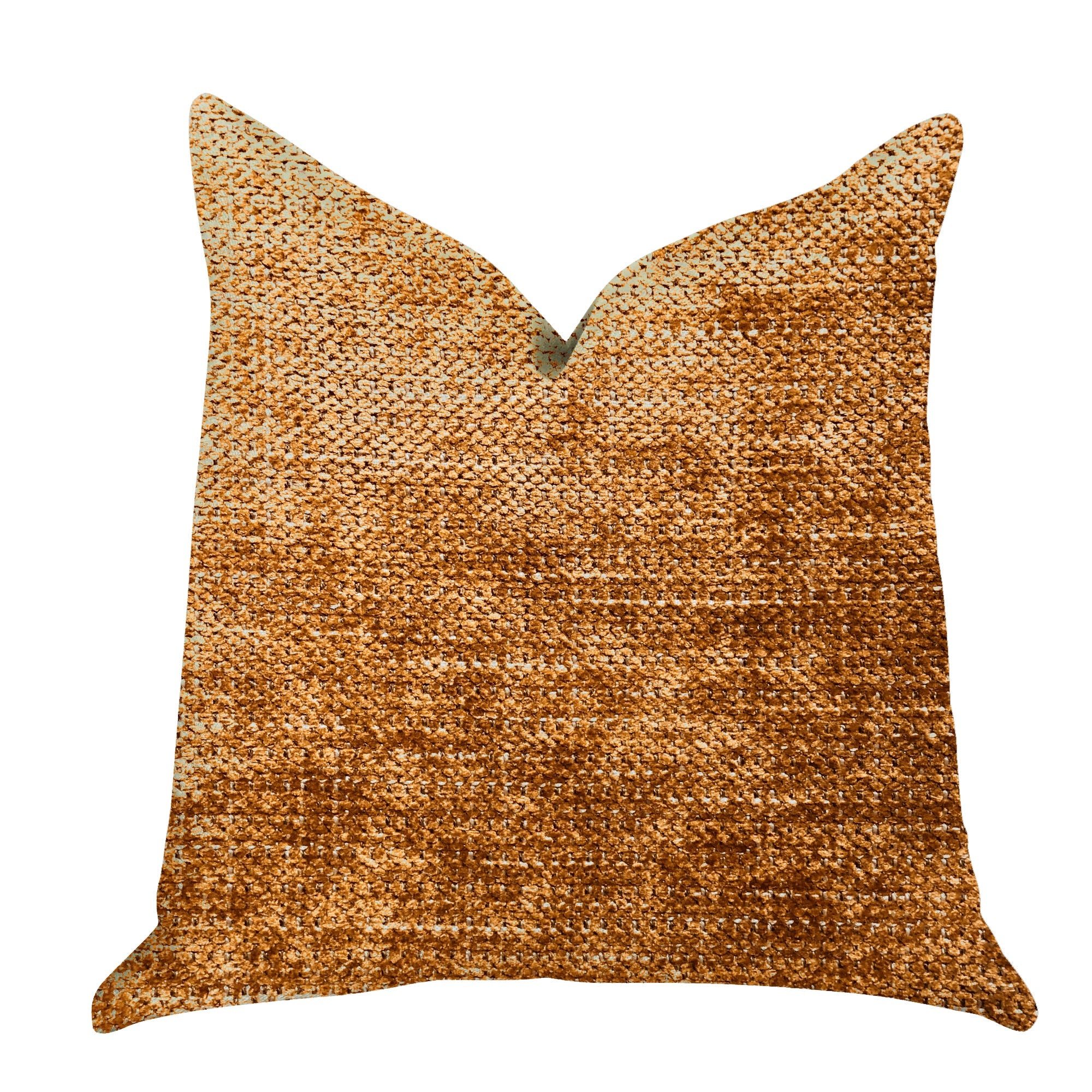 Aureila Brown Bronze Luxury Throw Pillow-0