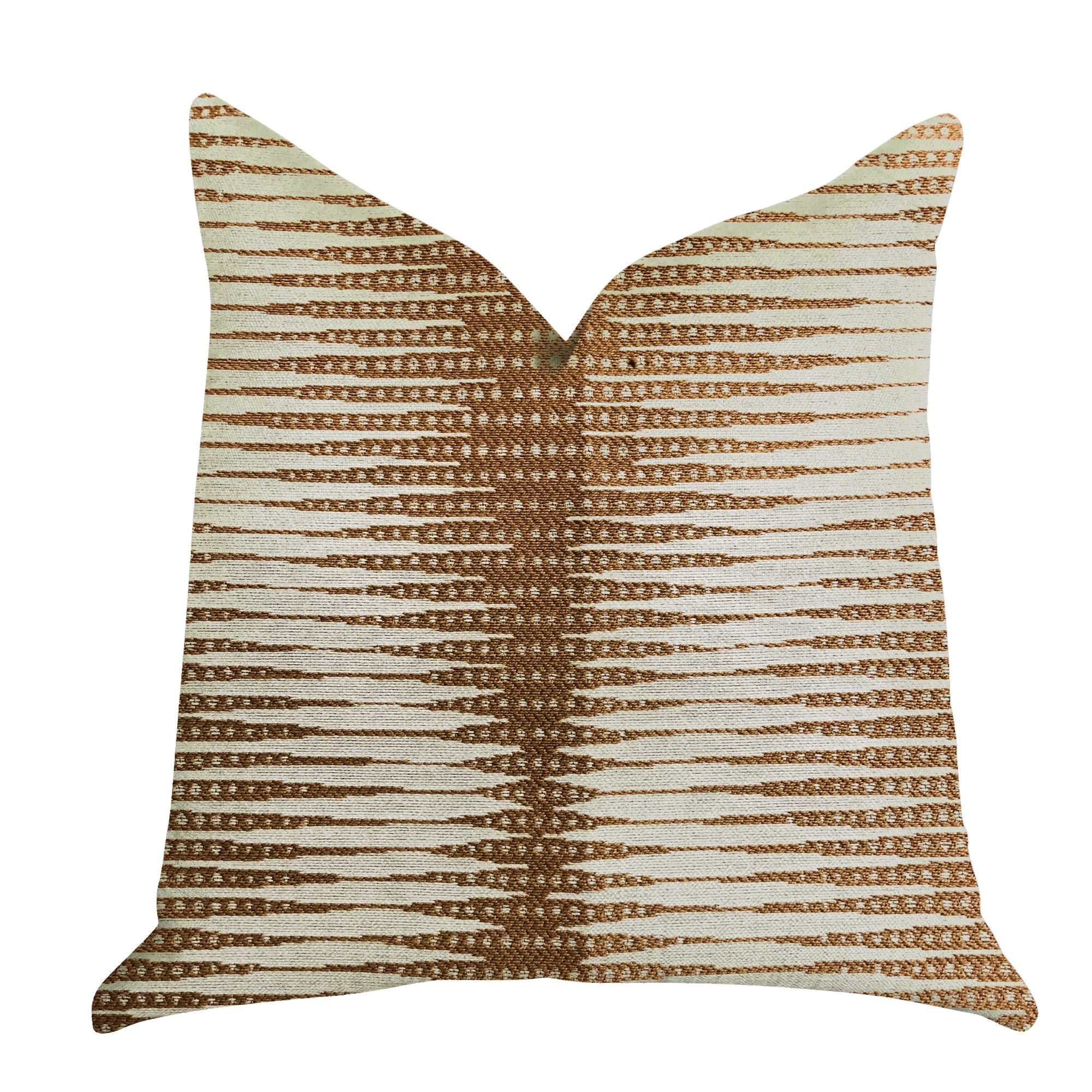 Pokaline Chevron Luxury Throw Pillow-0