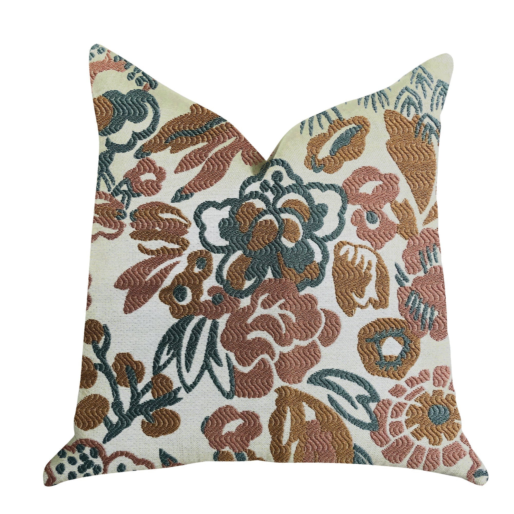 Floweret Luxury Throw Pillow-0