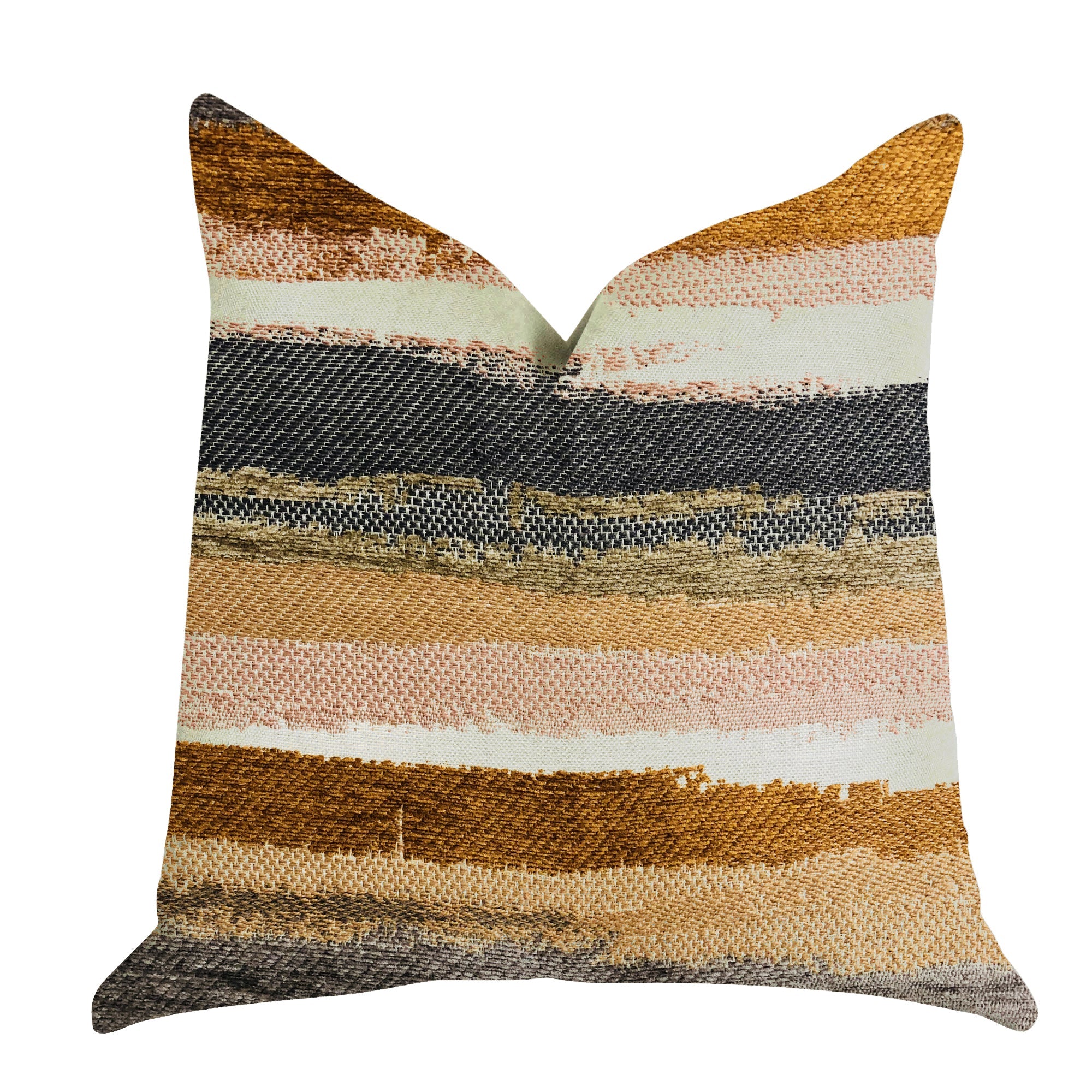 Bahia Belle Striped Luxury Throw Pillow-0