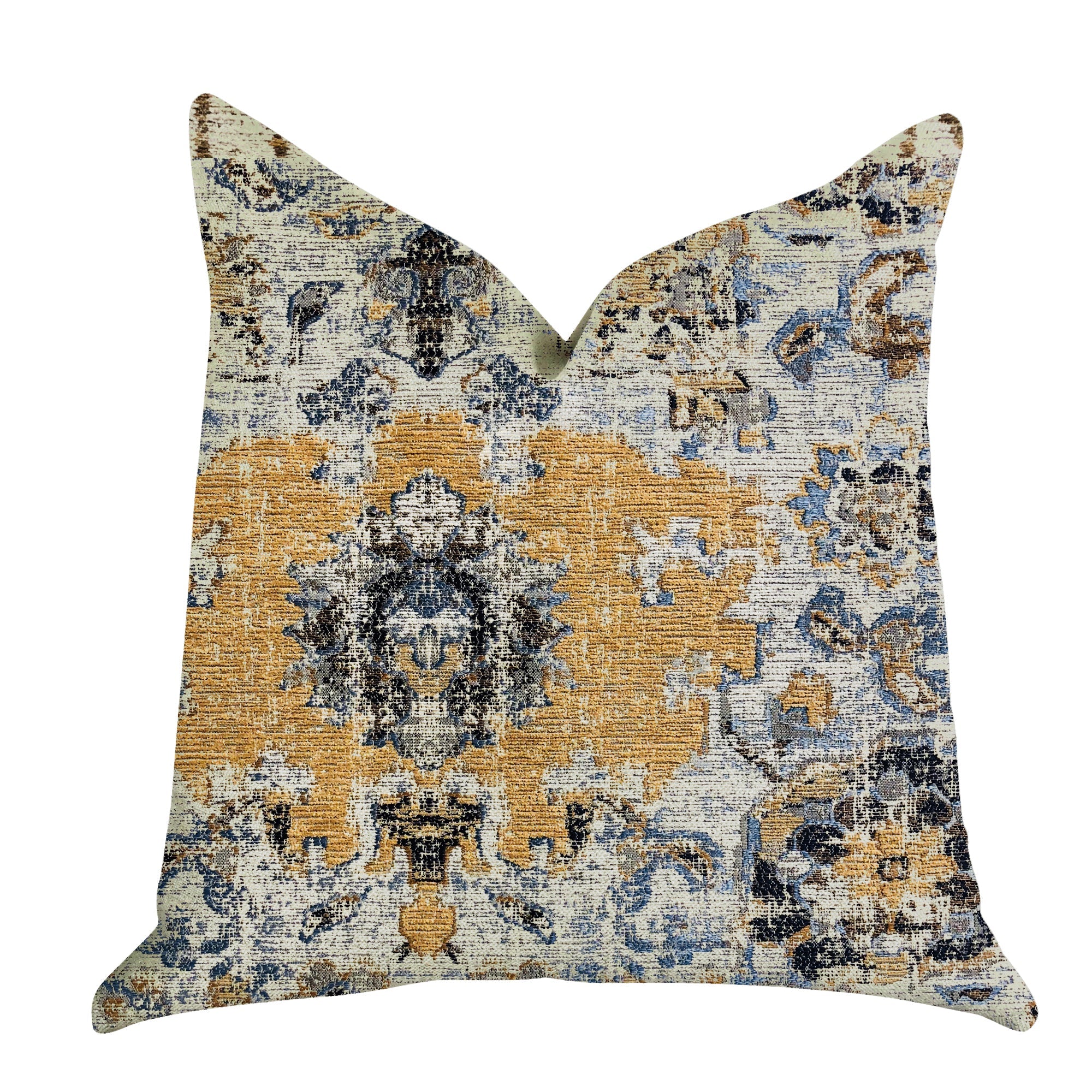 Free Spirit Damasque Luxury Throw Pillow-0