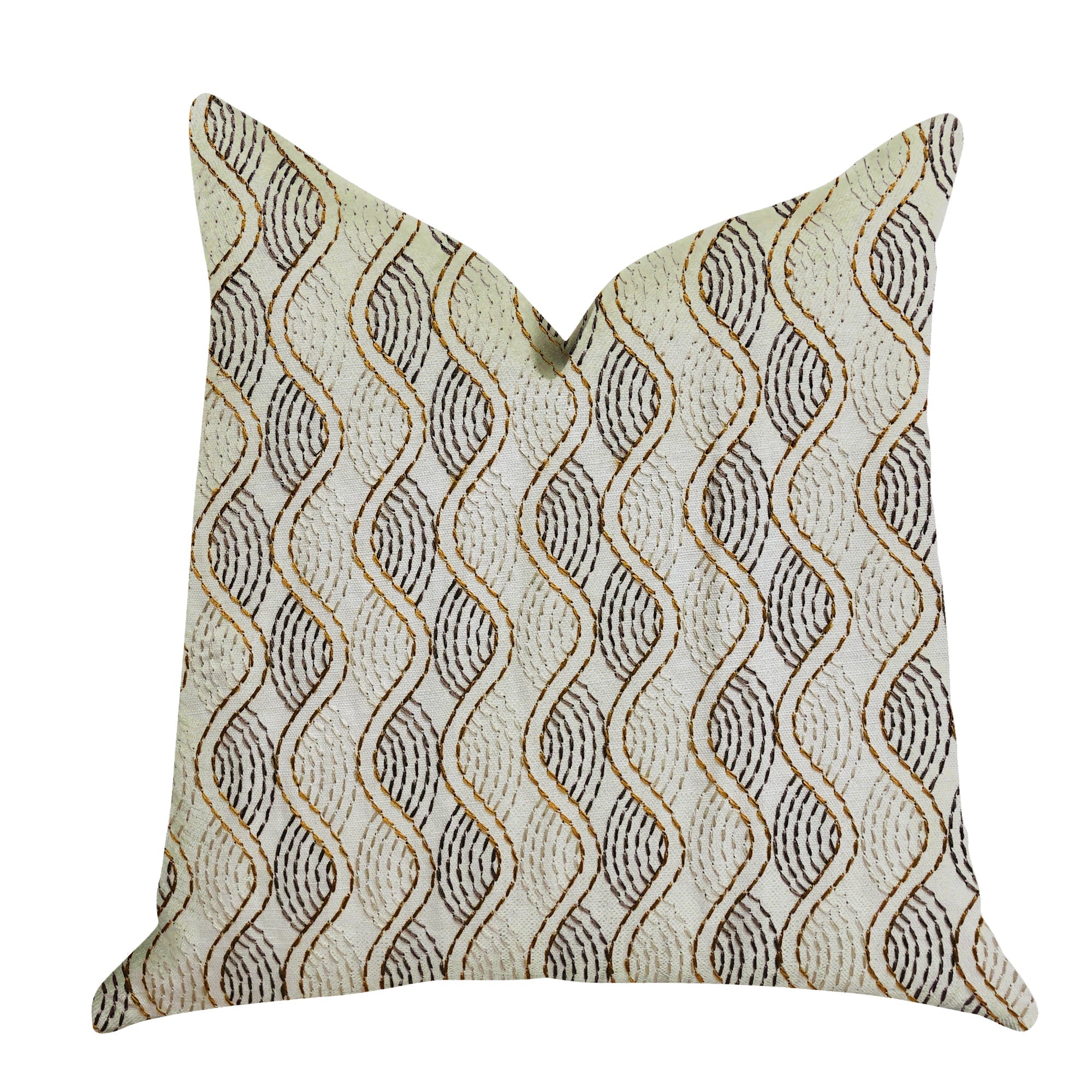 Enigma Twist Luxury Throw Pillow-0