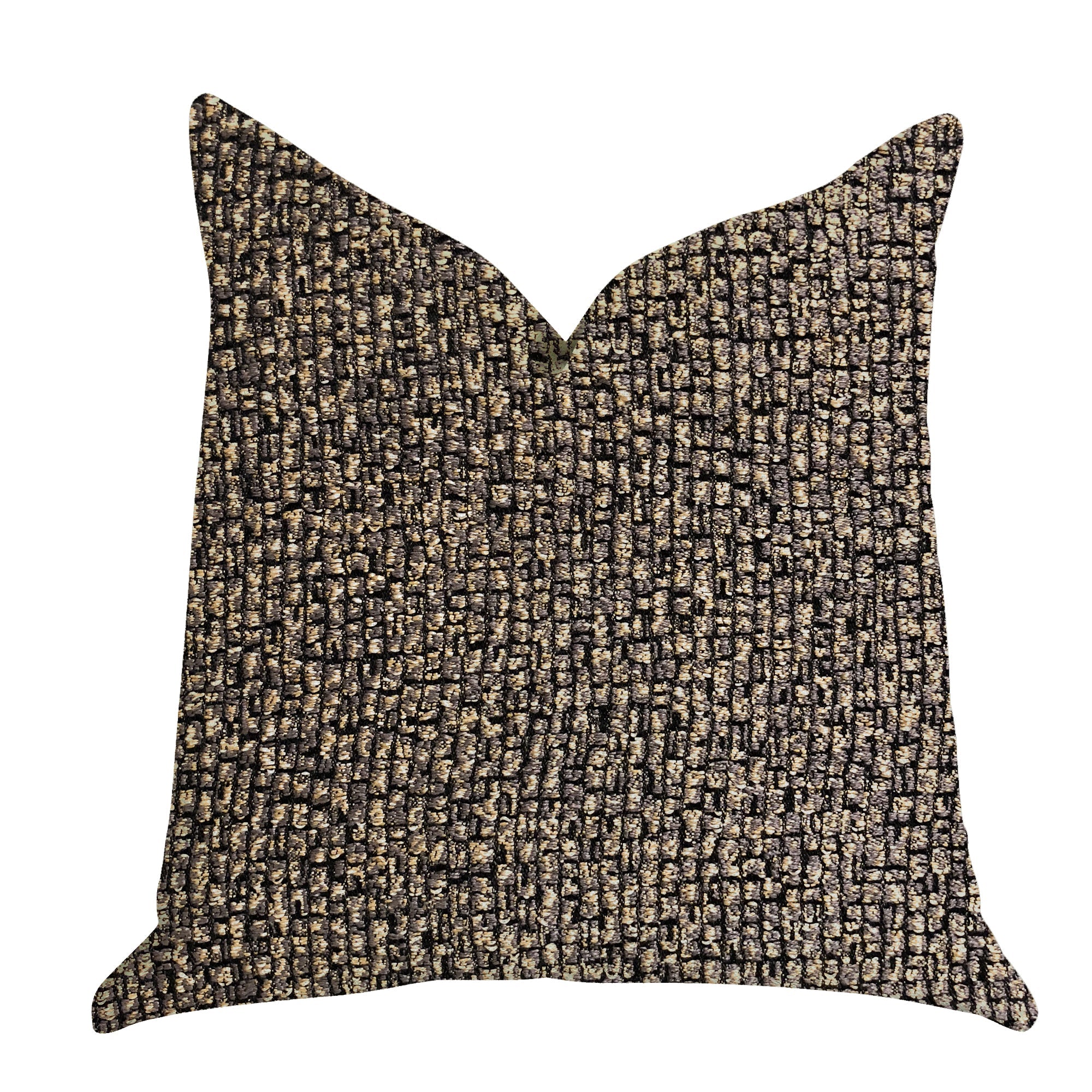 Chameleon Bronze and Gold Tone Luxury Throw Pillow-0