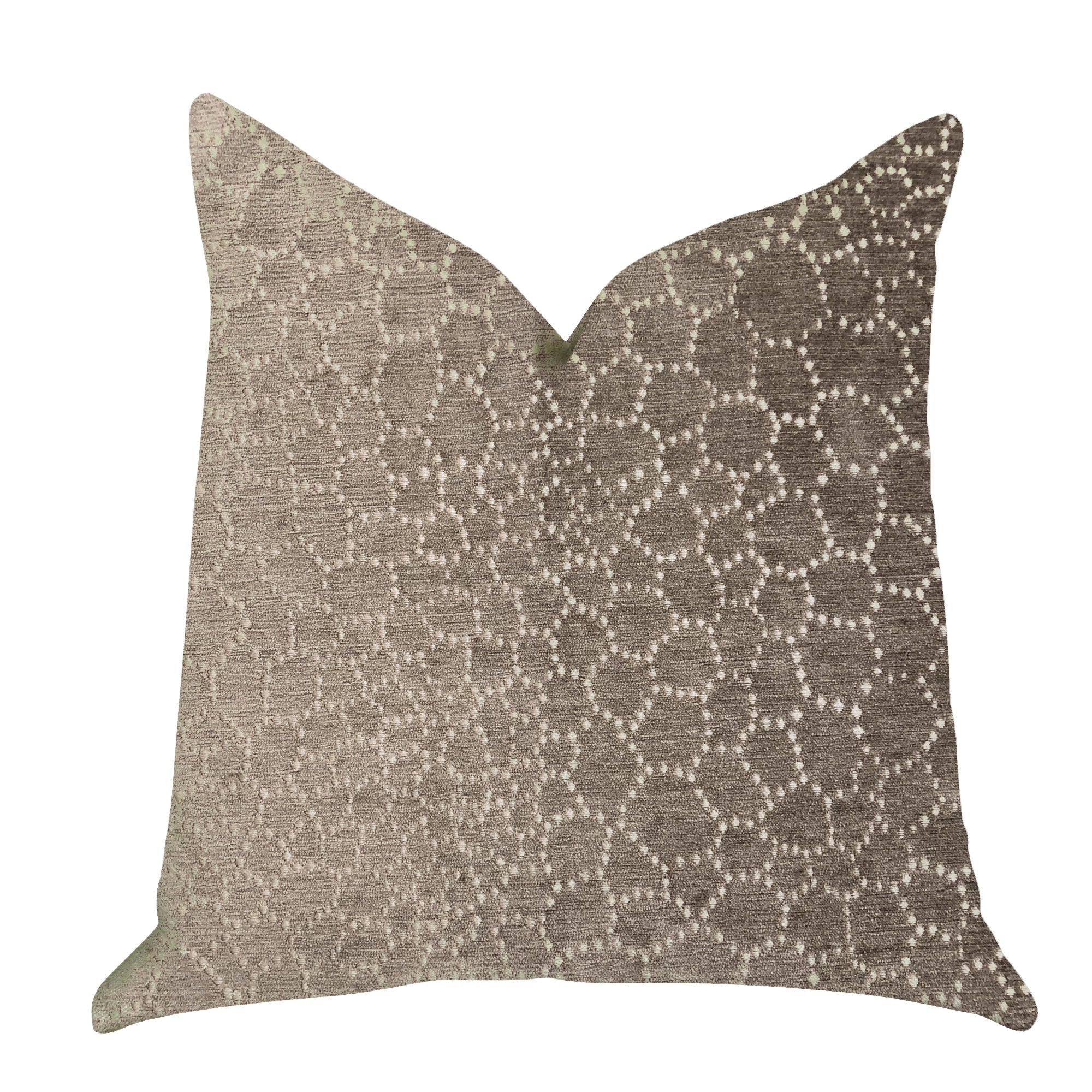 Bubbly Gal Luxury Throw Pillow in Beige Tones-0