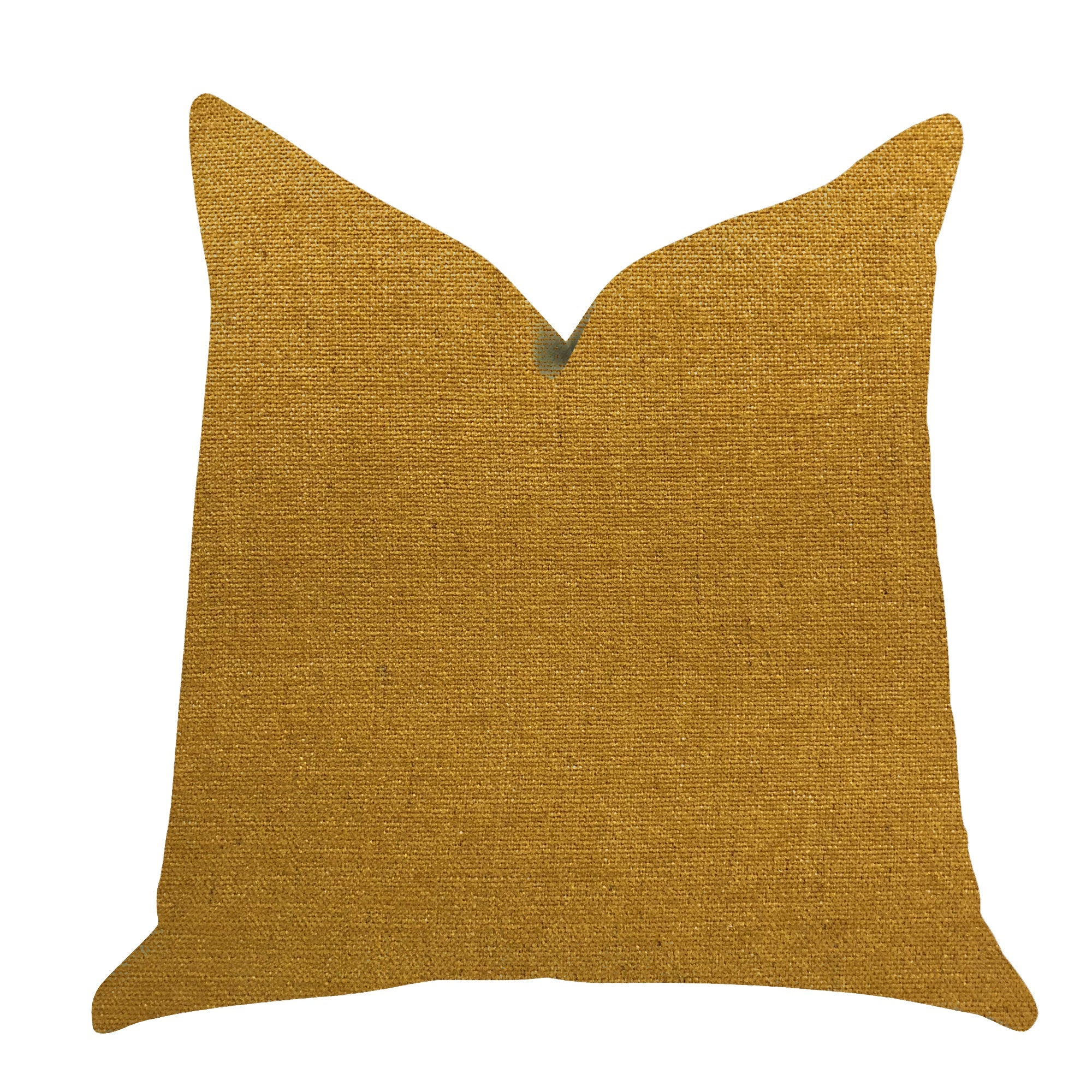 Wild Turmeric Luxury Throw Pillow in Gold-0