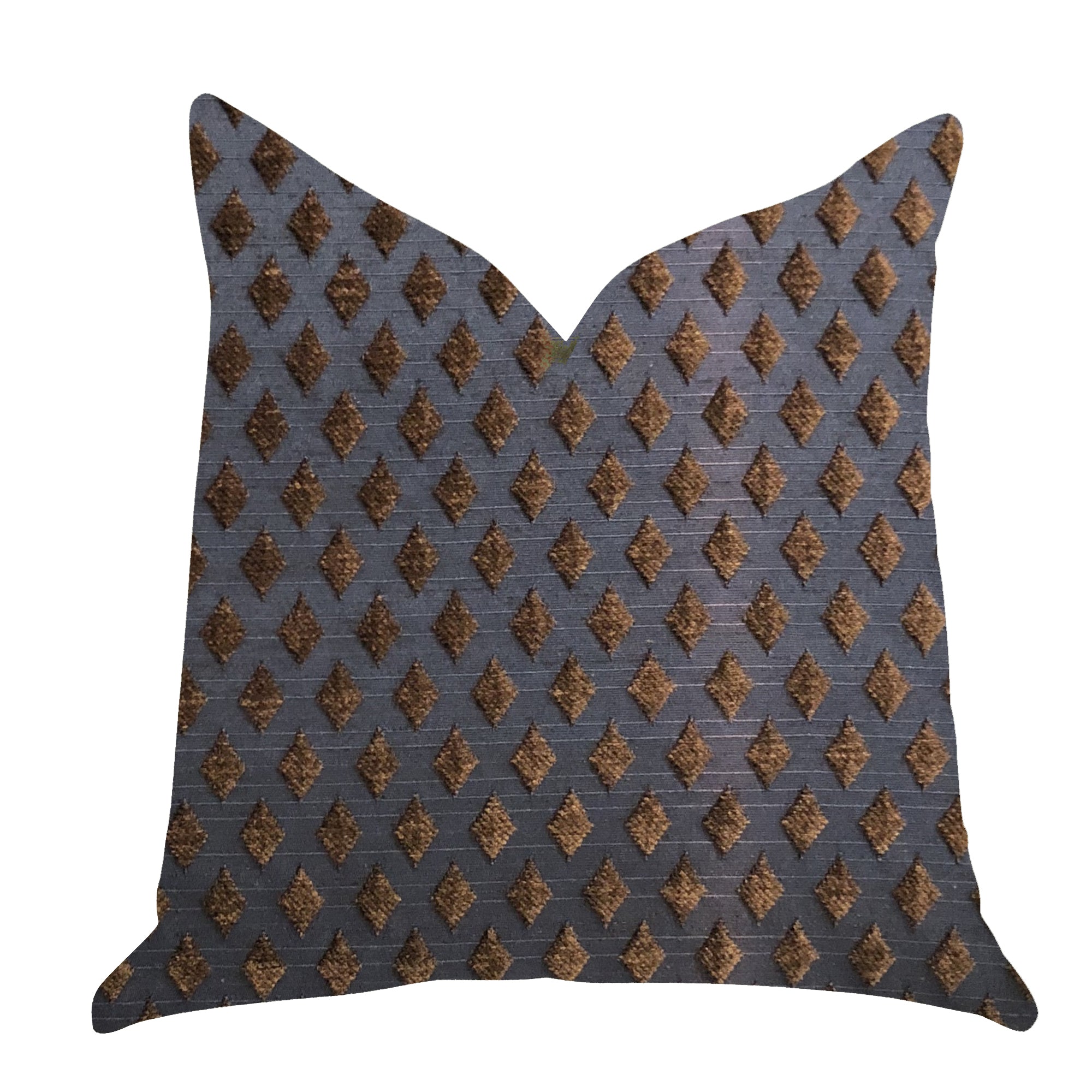 Hidden Treasures Luxury Throw Pillow in Brown and Black Tones-0