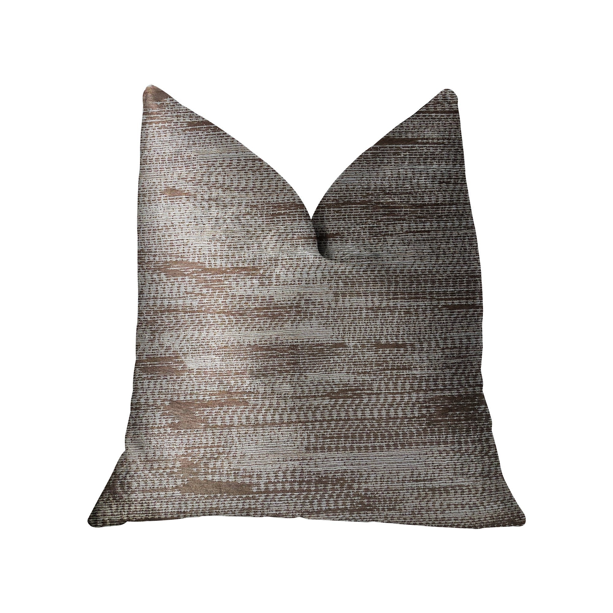 Pretty Oasis Brown Luxury Throw Pillow-0