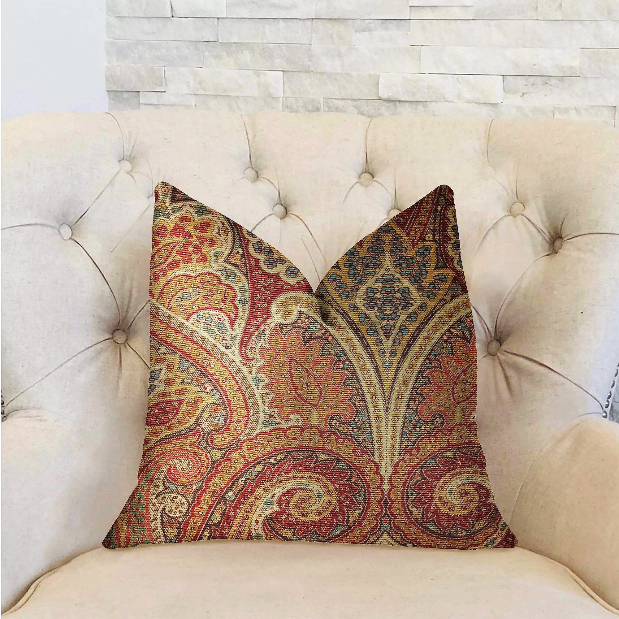 Monarch Serenade Multicolor Luxury Throw Pillow-1