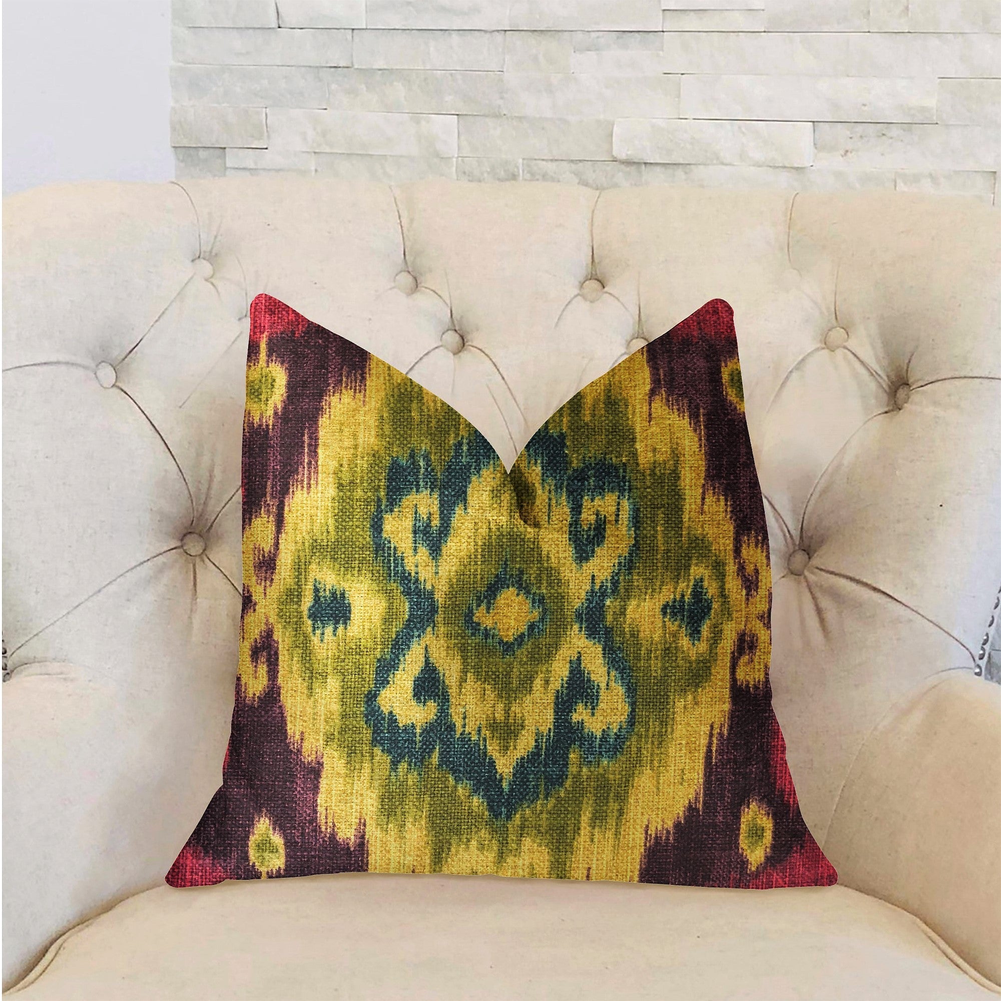 Destiny Multicolor Luxury Throw Pillow-1