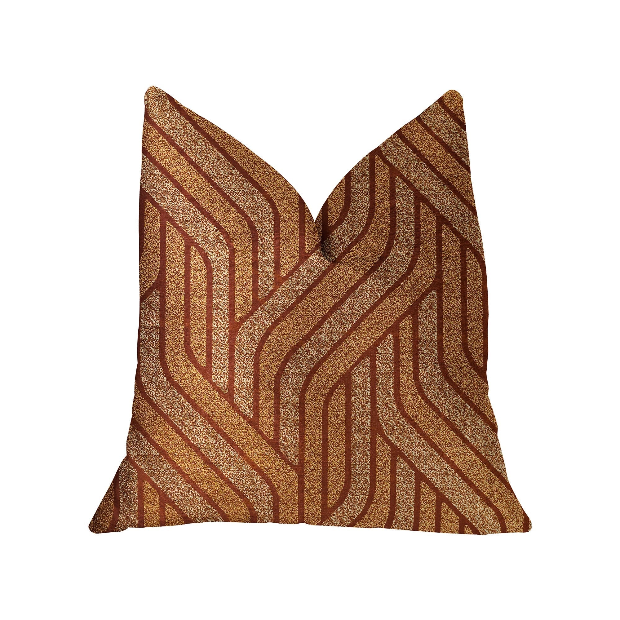 Twin Overpass Orange Luxury Throw Pillow-0