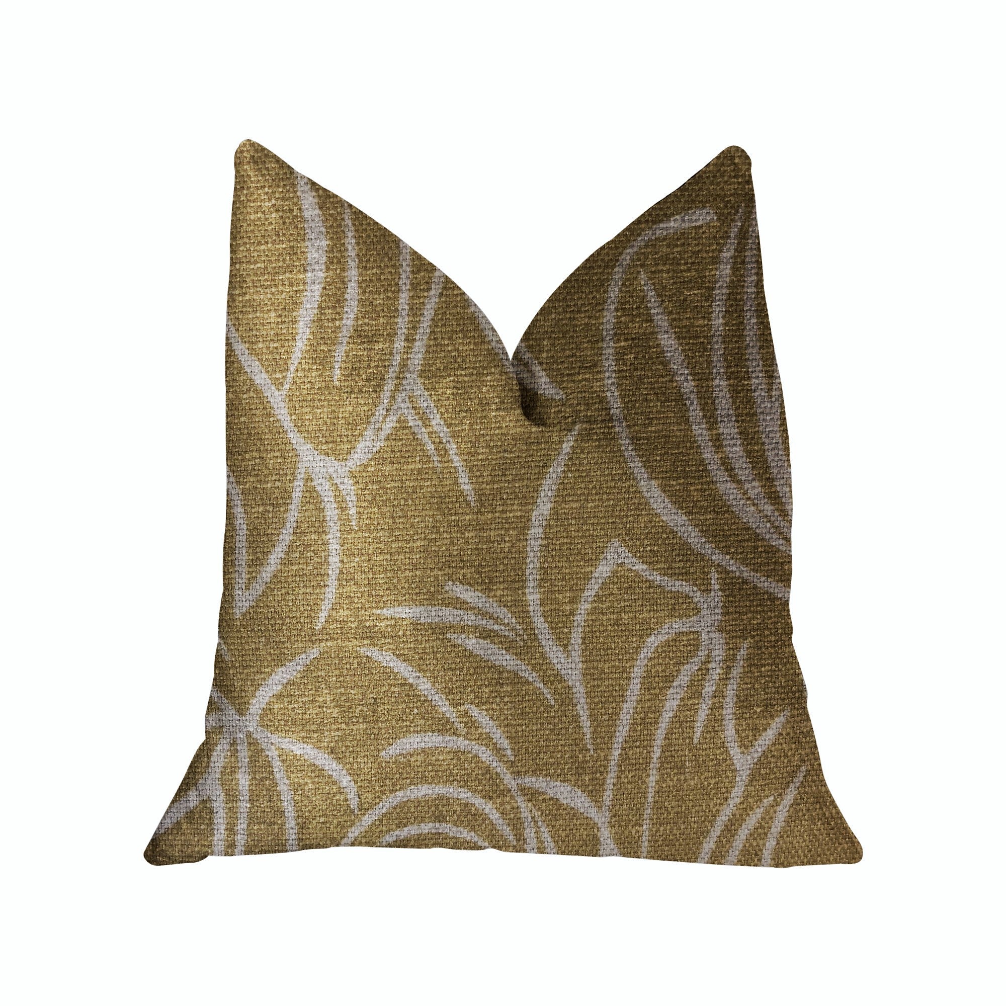 Mira Mirage Gold Luxury Throw Pillow-0