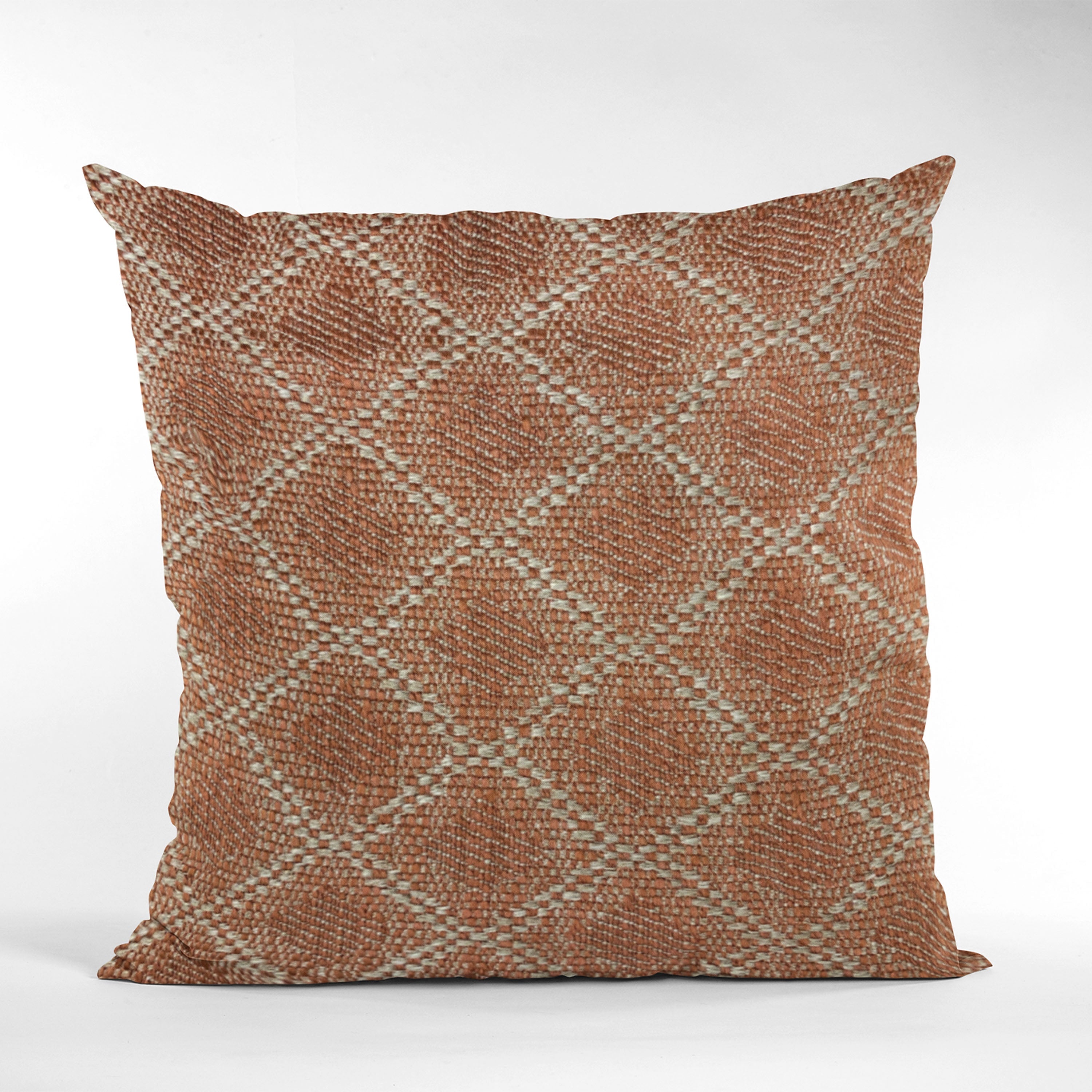 Plutus Brown Diamond Luxury Throw Pillow-4