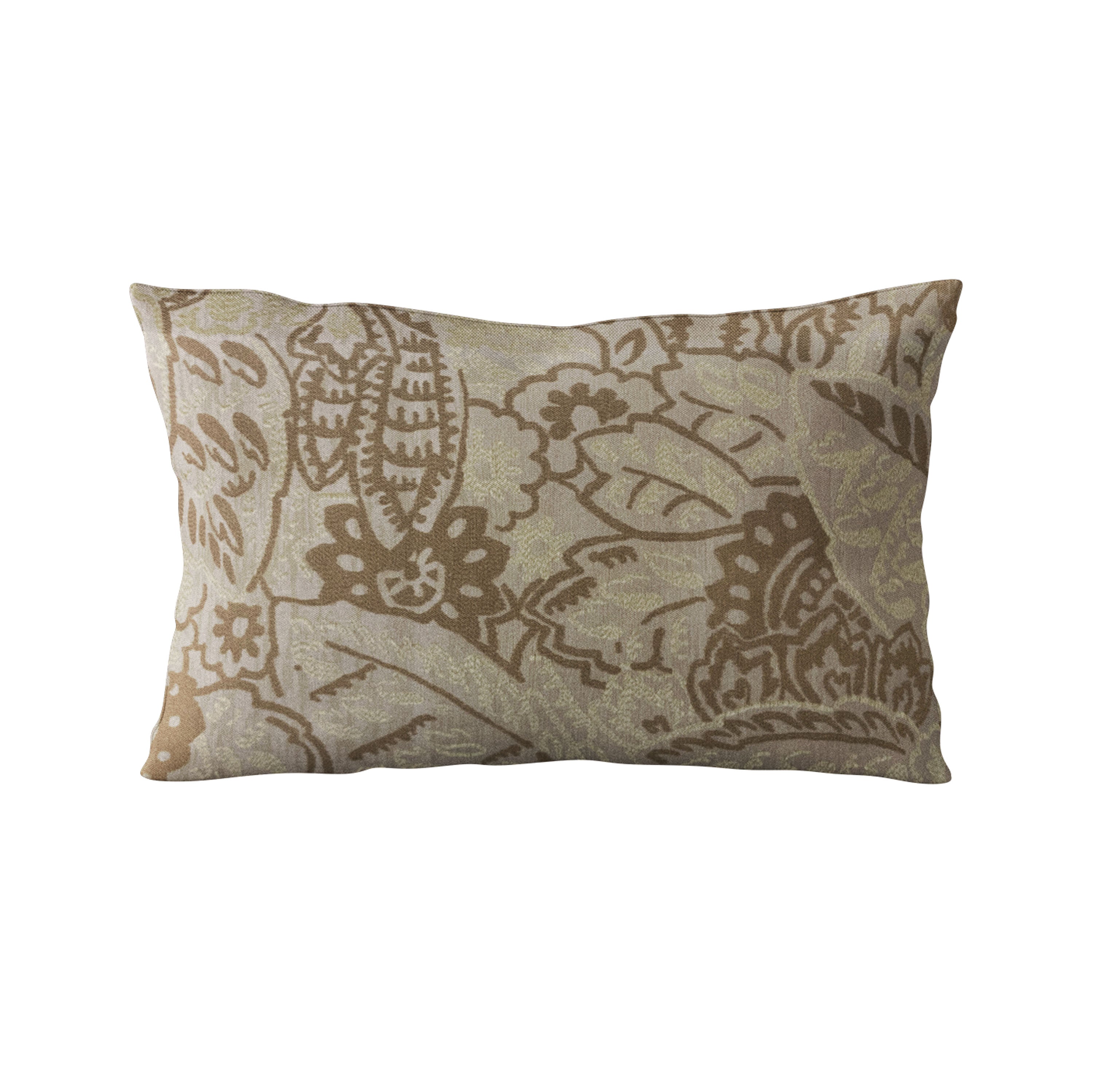 Plutus Brown Mustard Jacquard Luxury Throw Pillow-4