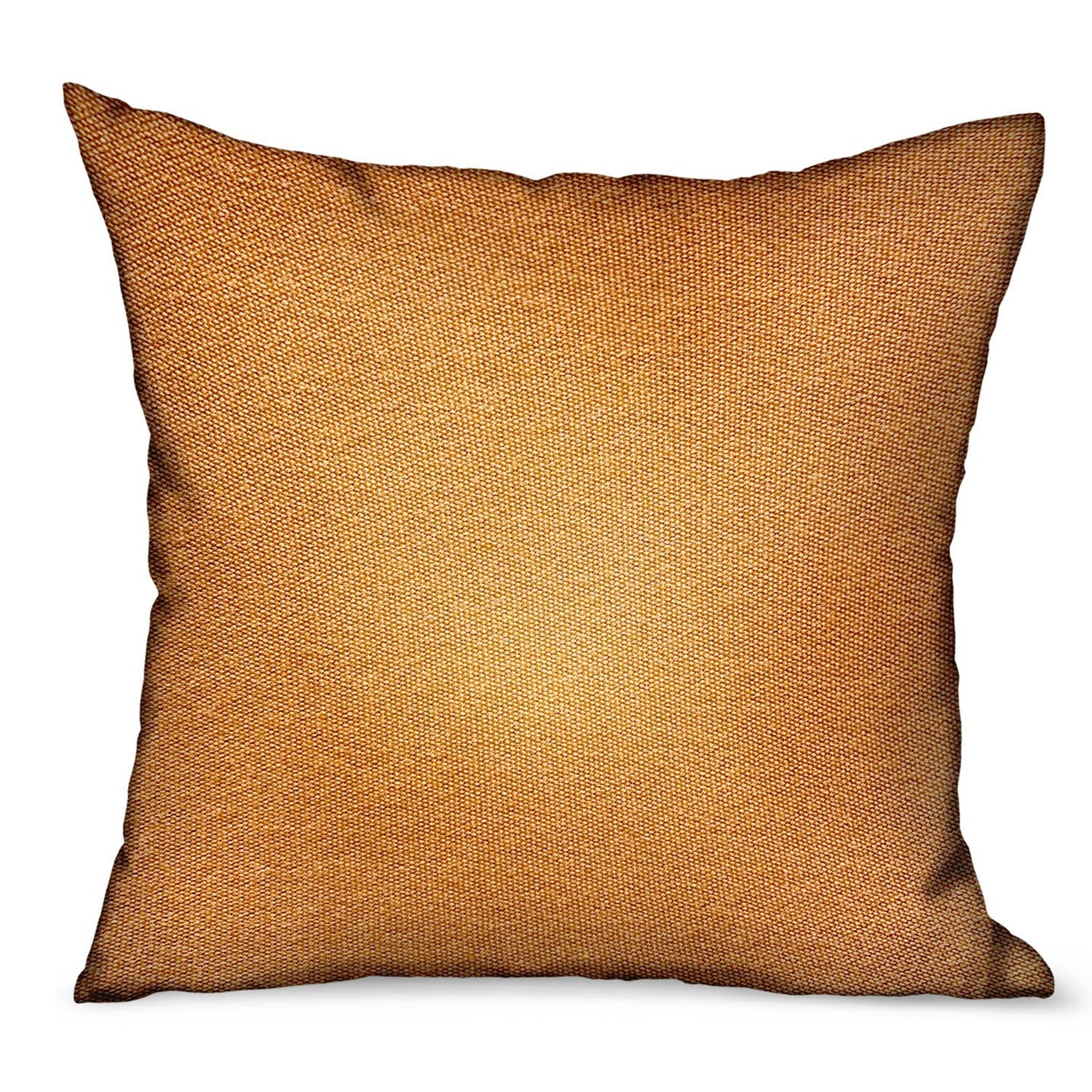 Burnt Sienna Brown Solid Luxury Outdoor/Indoor Throw Pillow-0