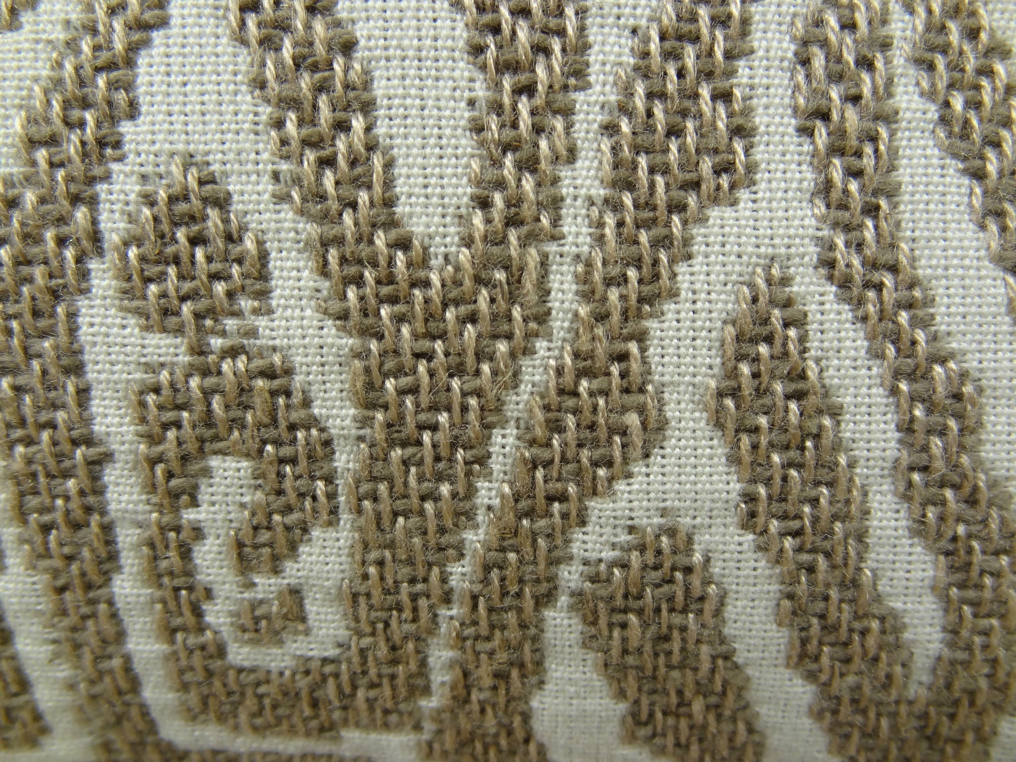 Cherokee Light Brown and Cream Handmade Luxury Pillow-2