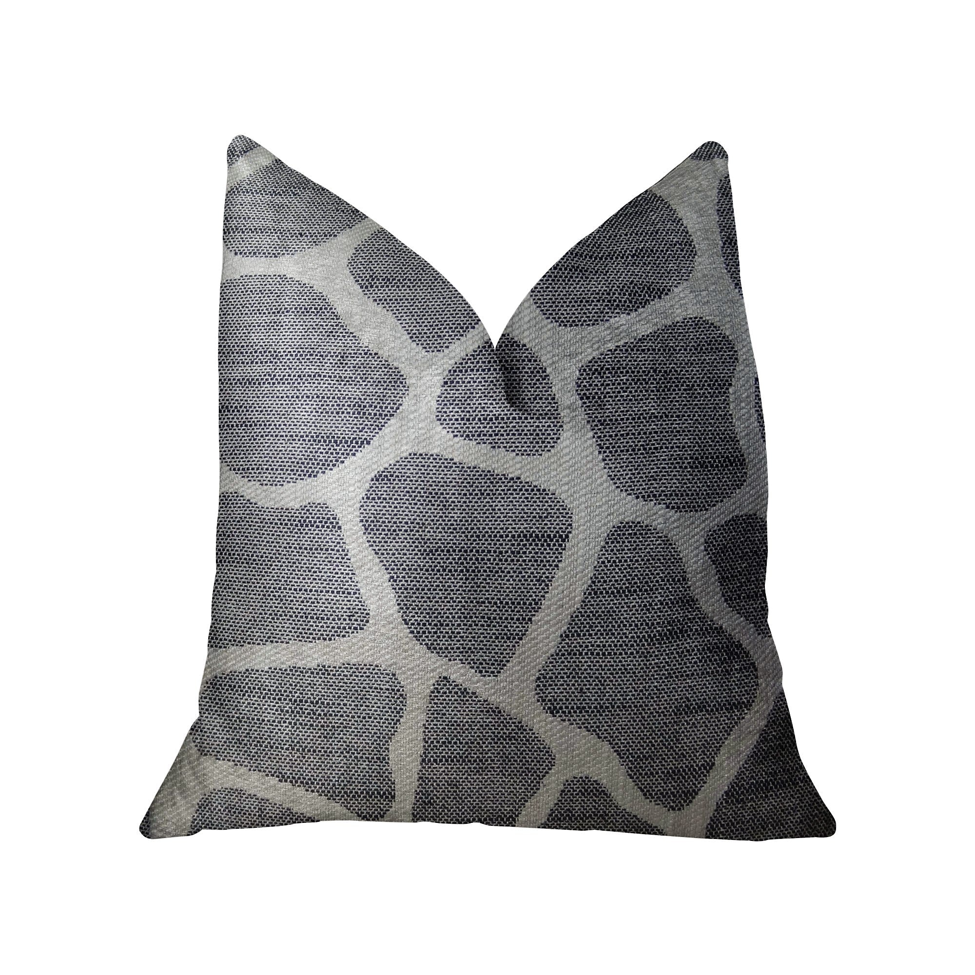 Sable Giraffe Black and Cream Handmade Luxury Pillow-0