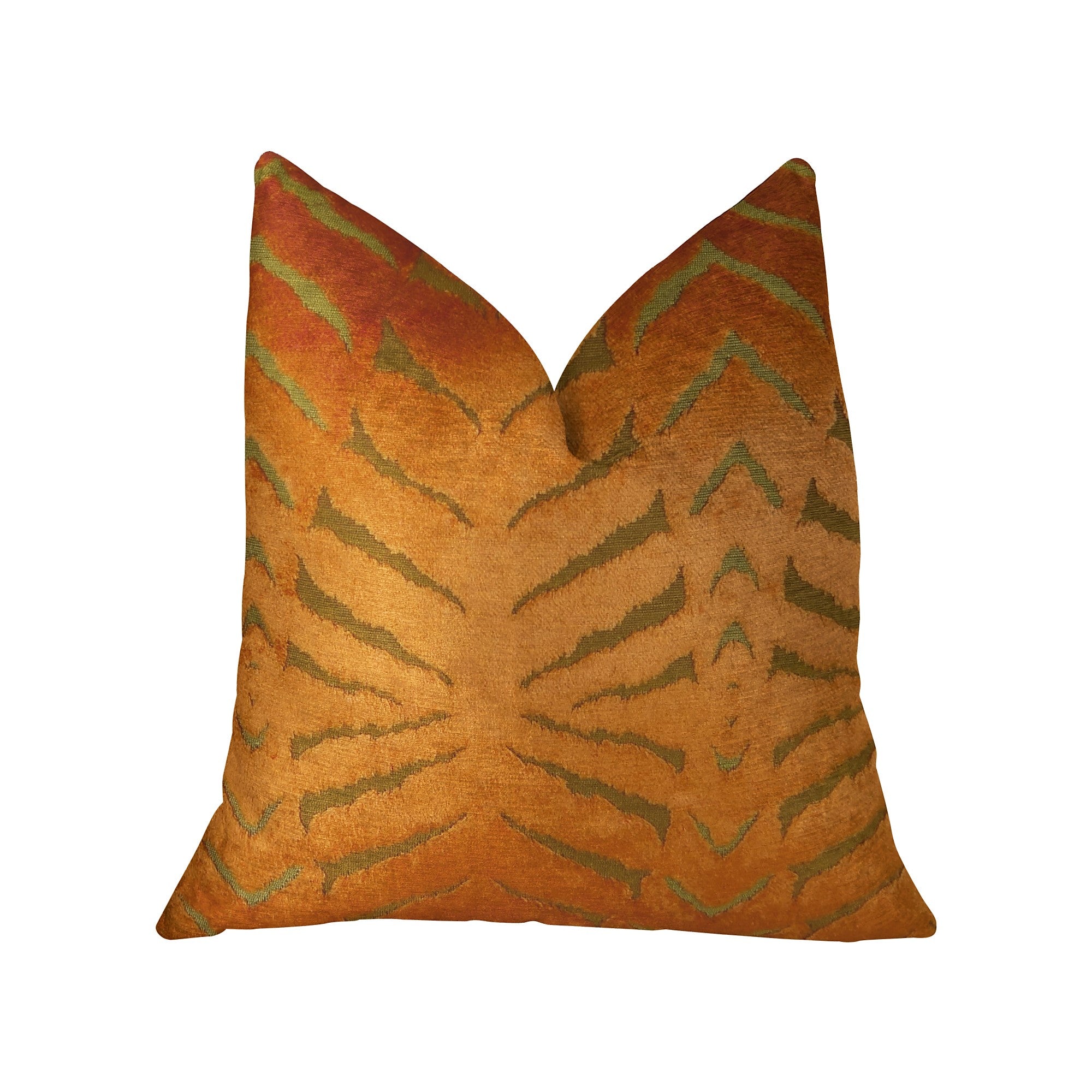 Tangerine Bliss Orange Handmade Luxury Pillow-0