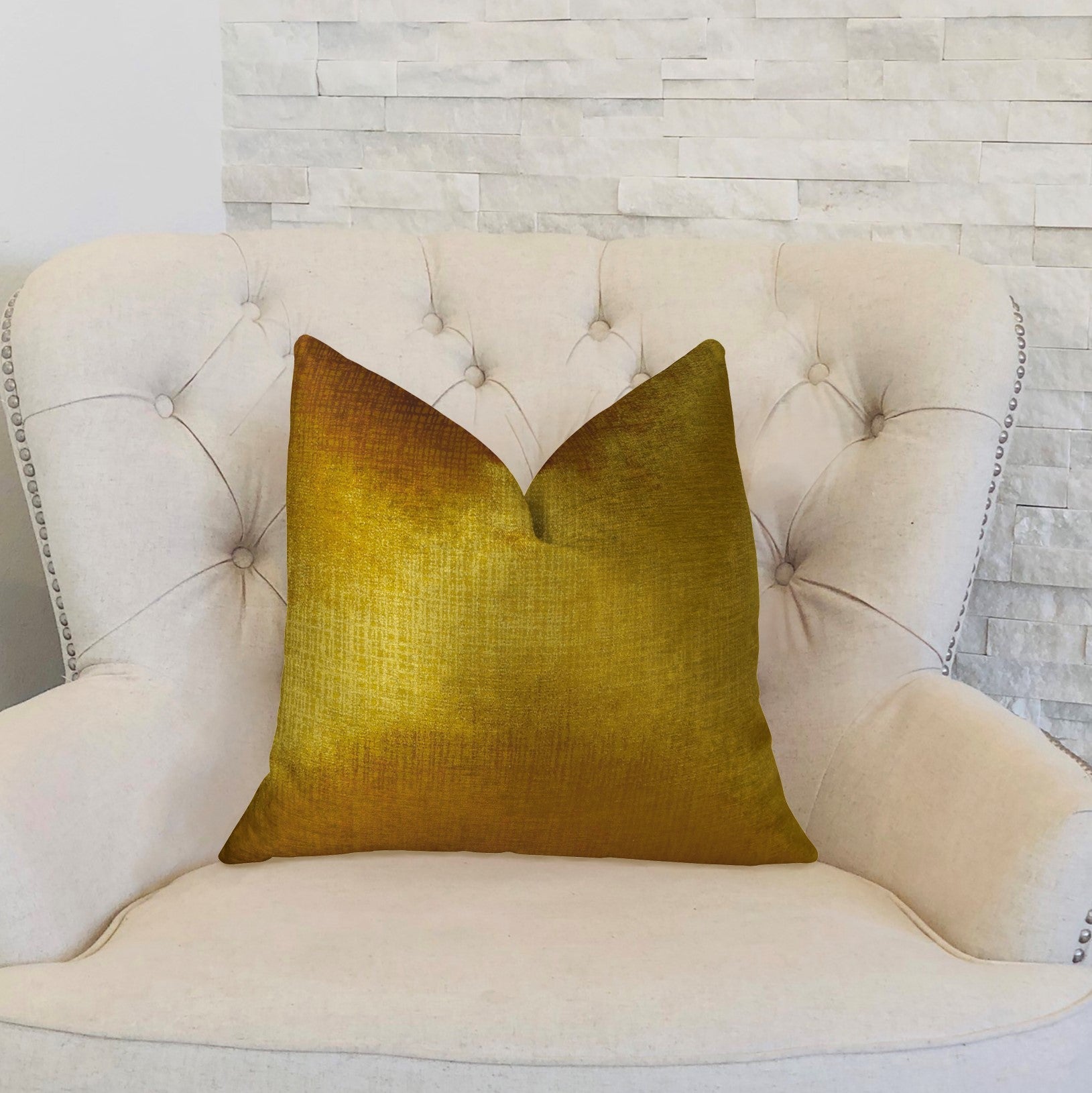 Golden Bijou Gold Handmade Luxury Pillow-1