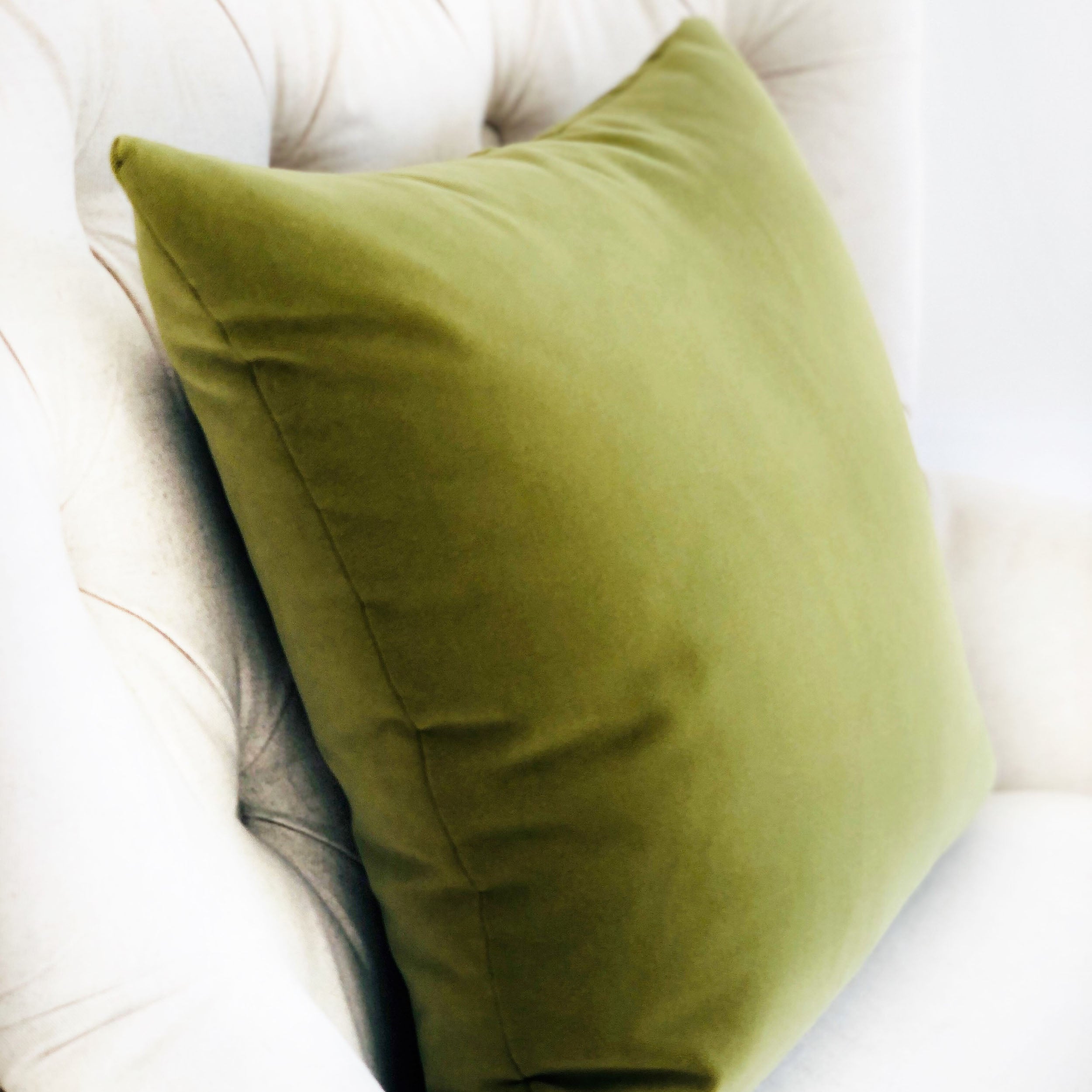 Pistachio Love Green Handmade Luxury Pillow-2