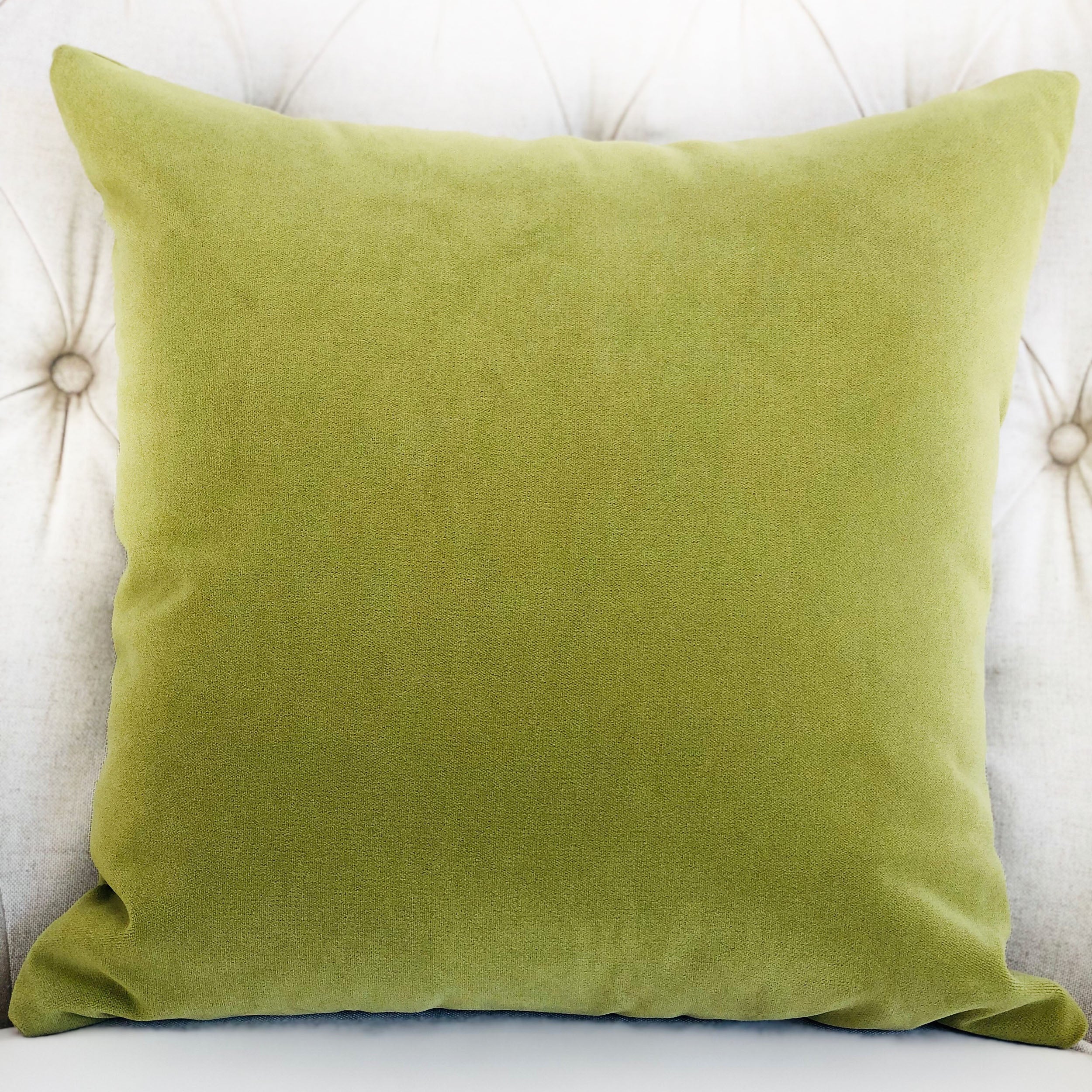 Pistachio Love Green Handmade Luxury Pillow-1