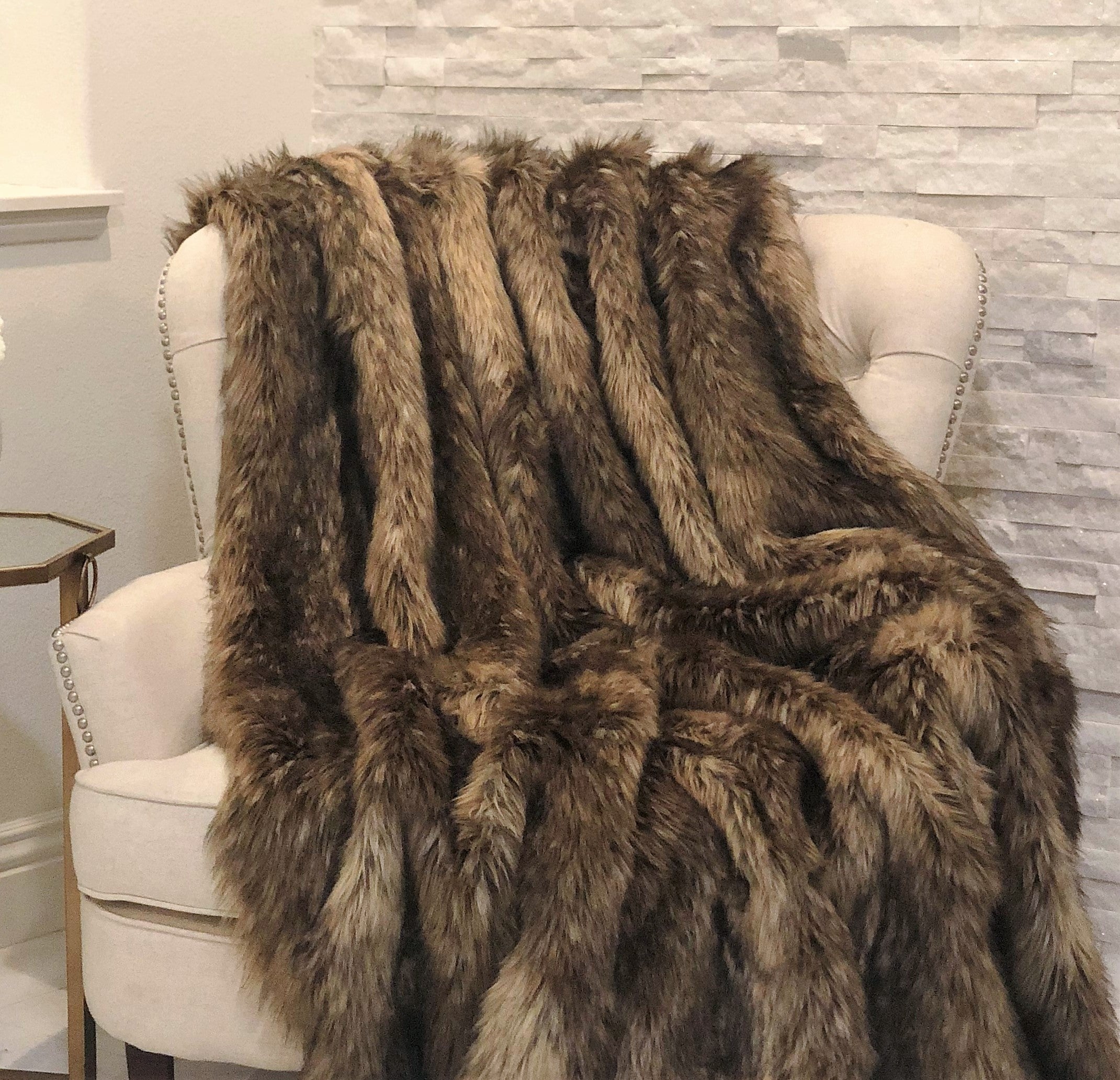 Mountain Coyote Handmade Luxury Throw-1